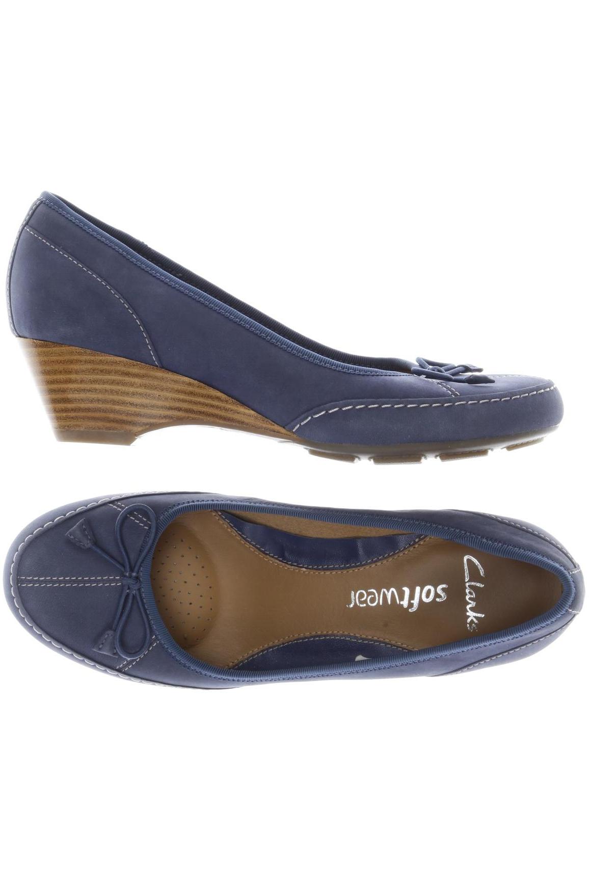 

Clarks Damen Pumps, blau, Gr. 3.5