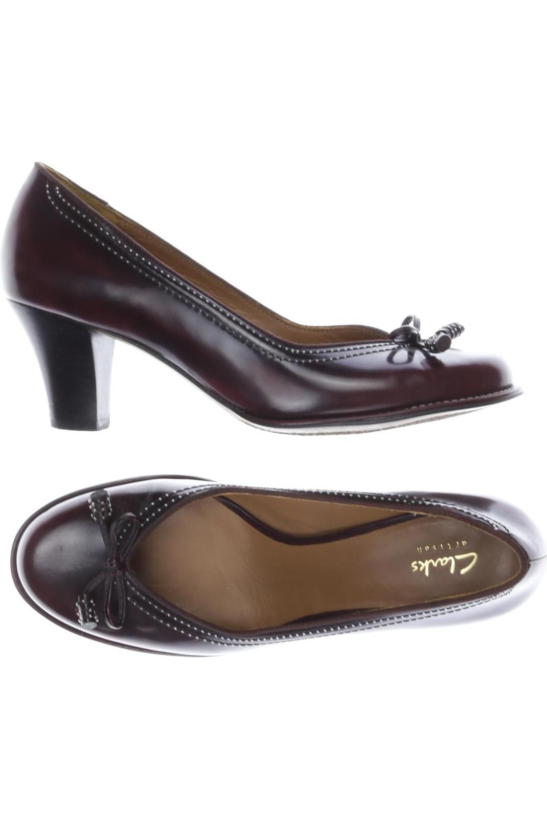 

Clarks Damen Pumps, bordeaux, Gr. 6.5