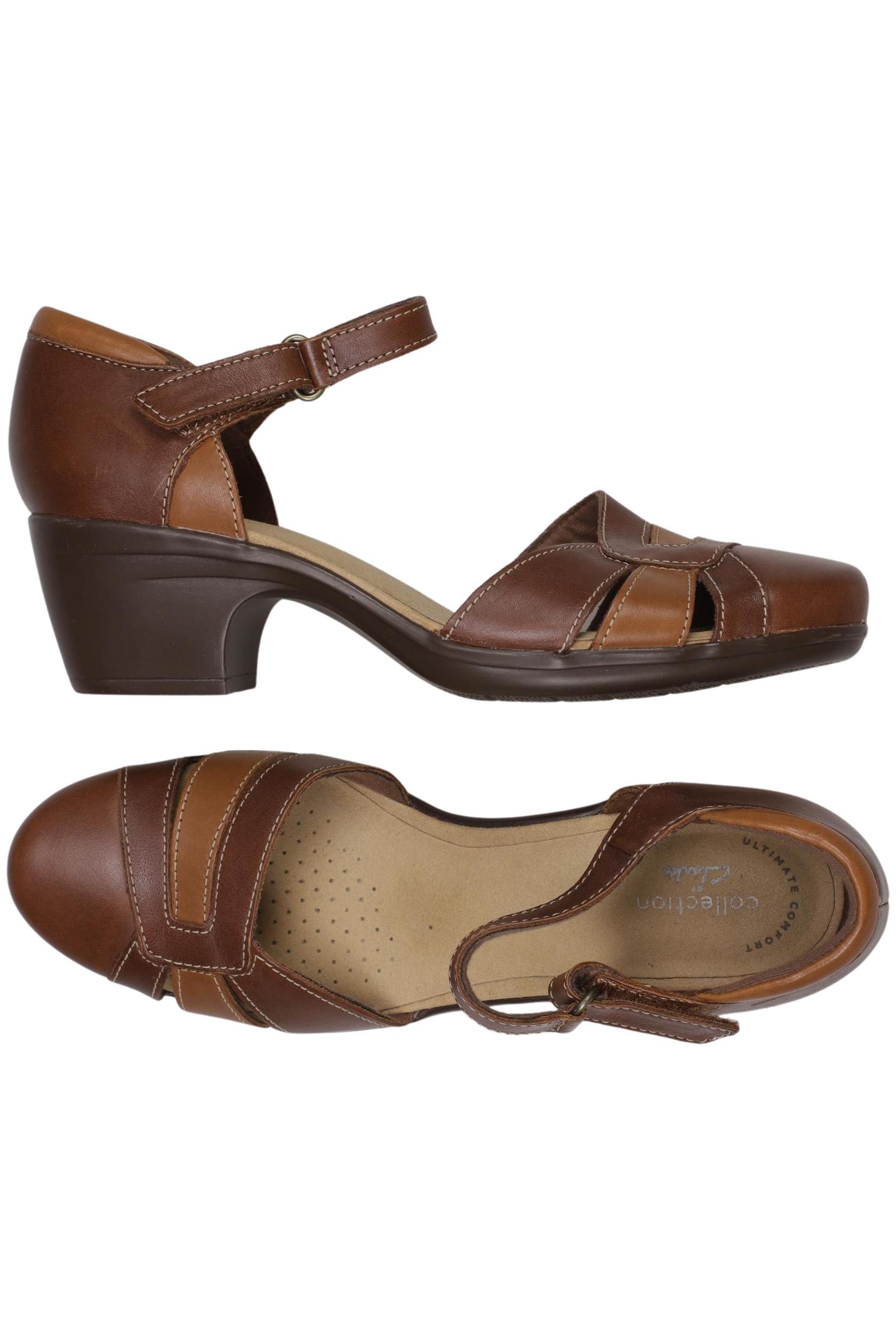 

Clarks Damen Pumps, braun, Gr. 39.5