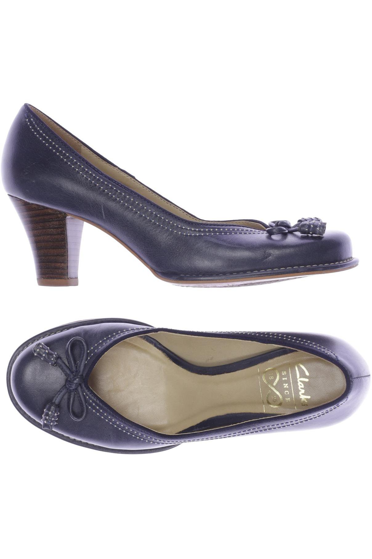 

Clarks Damen Pumps, marineblau, Gr. 4