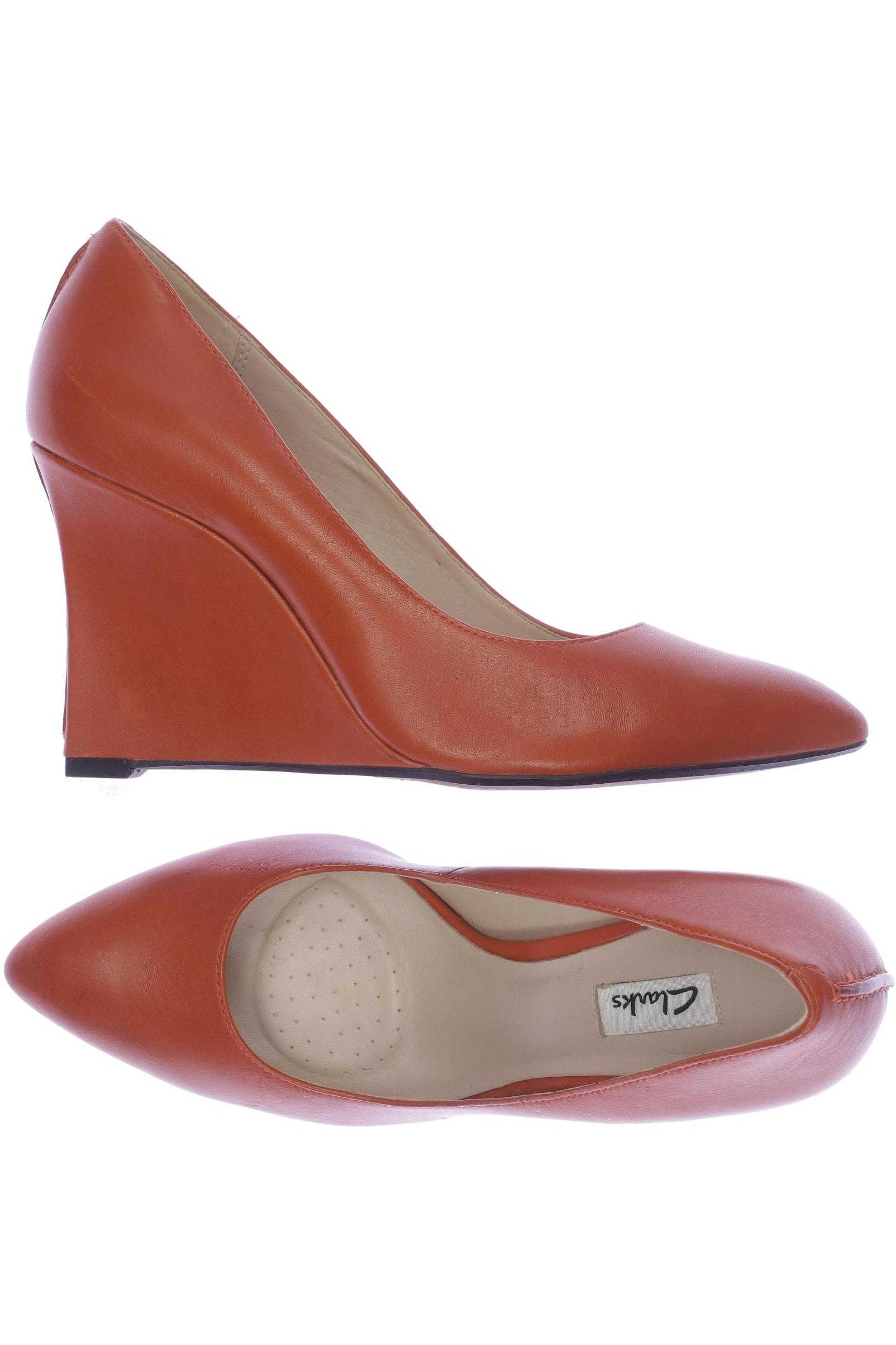 

Clarks Damen Pumps, orange, Gr. 7