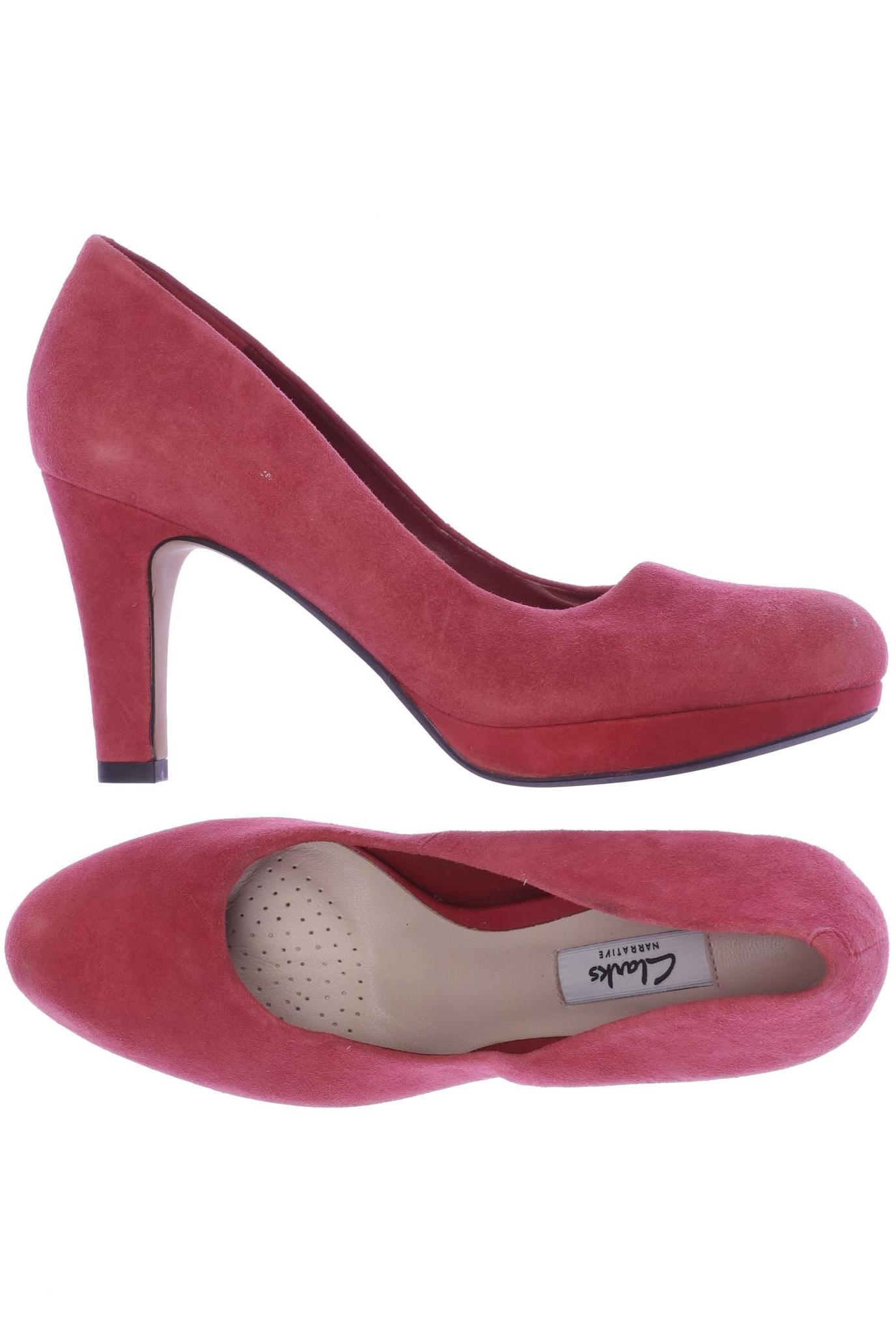 

Clarks Damen Pumps, rot, Gr. 5.5