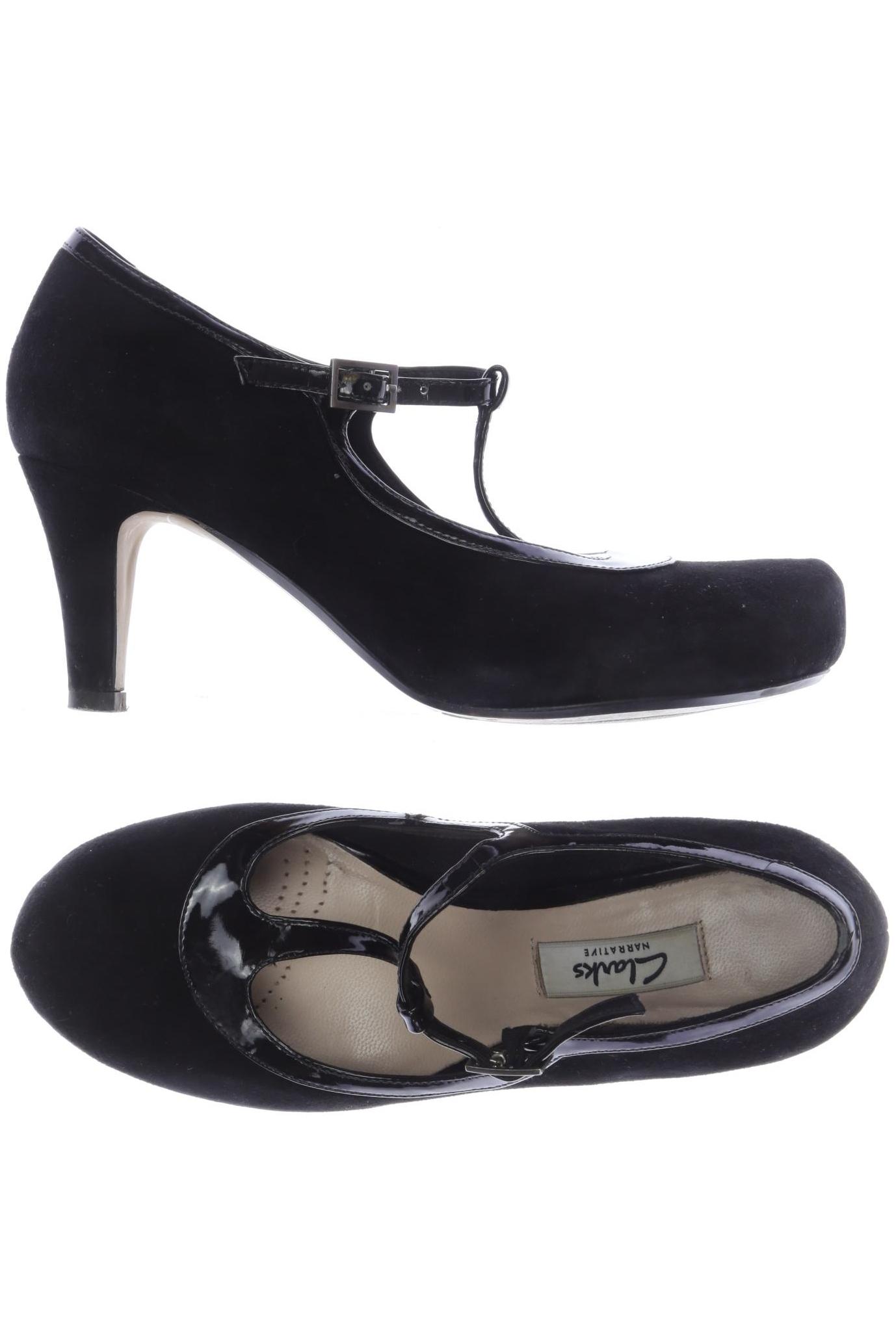 

Clarks Damen Pumps, schwarz, Gr. 4