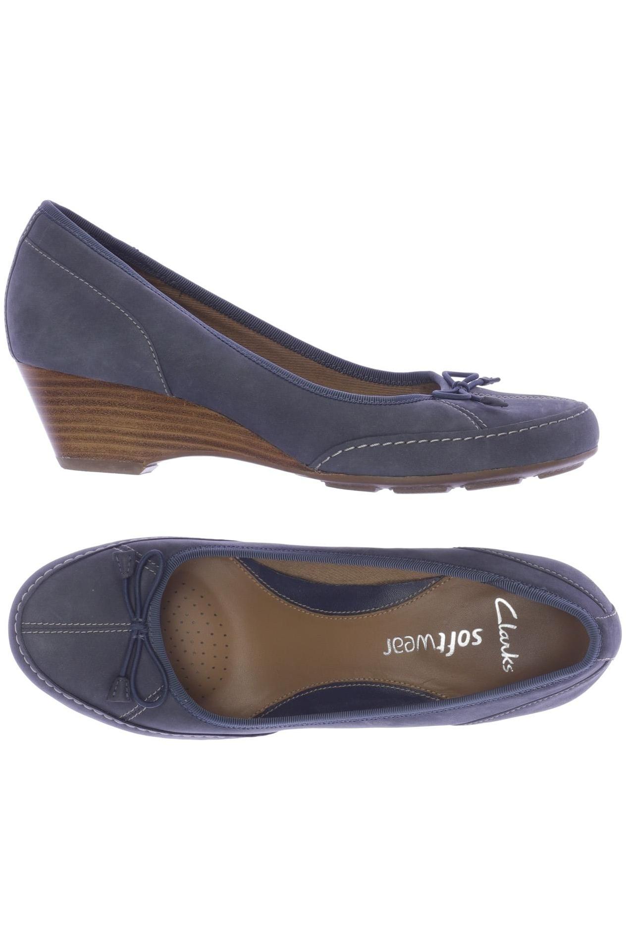

Clarks Damen Pumps, blau, Gr. 6