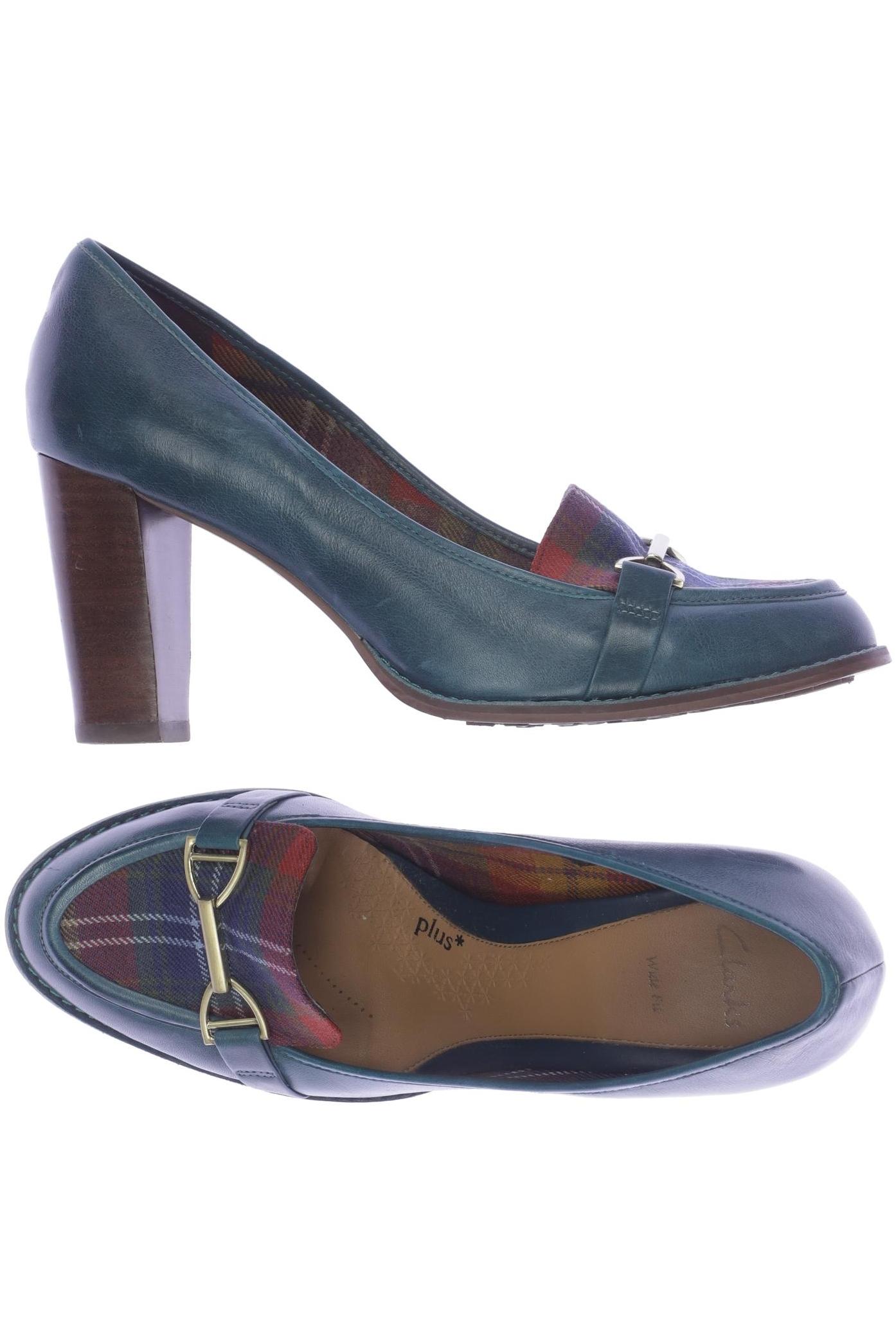 

Clarks Damen Pumps, türkis, Gr. 8