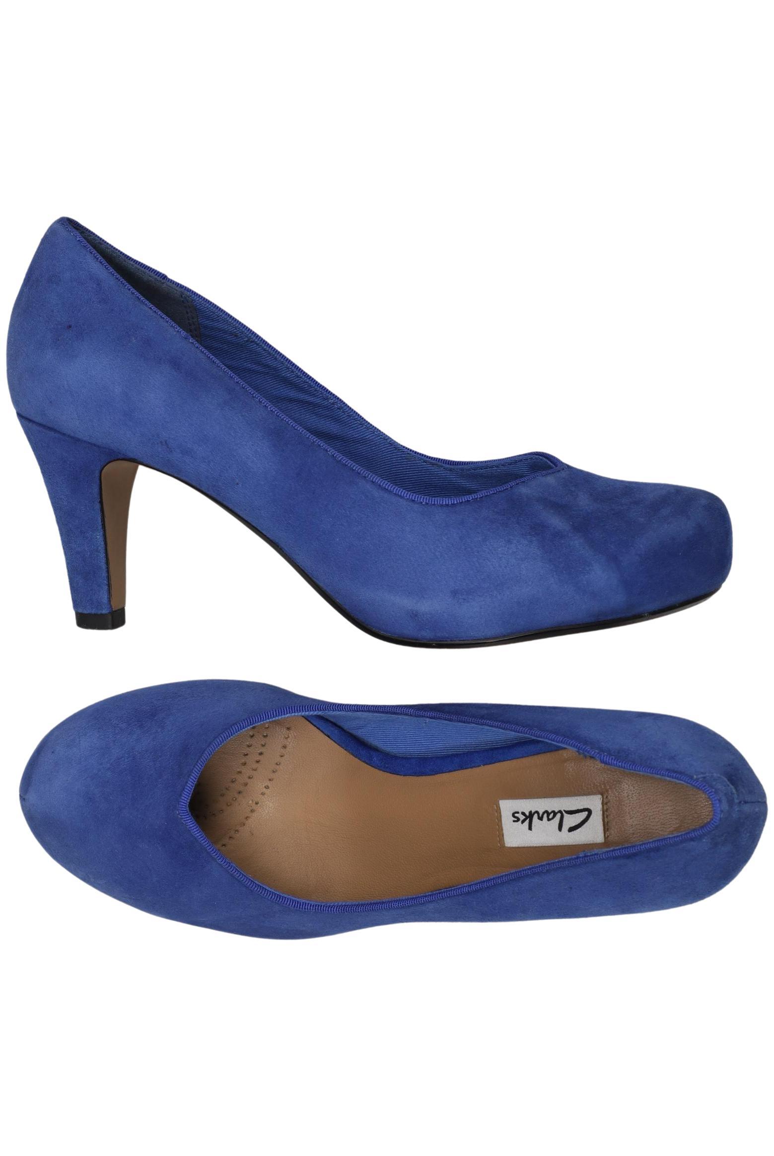 

Clarks Damen Pumps, blau, Gr. 4.5