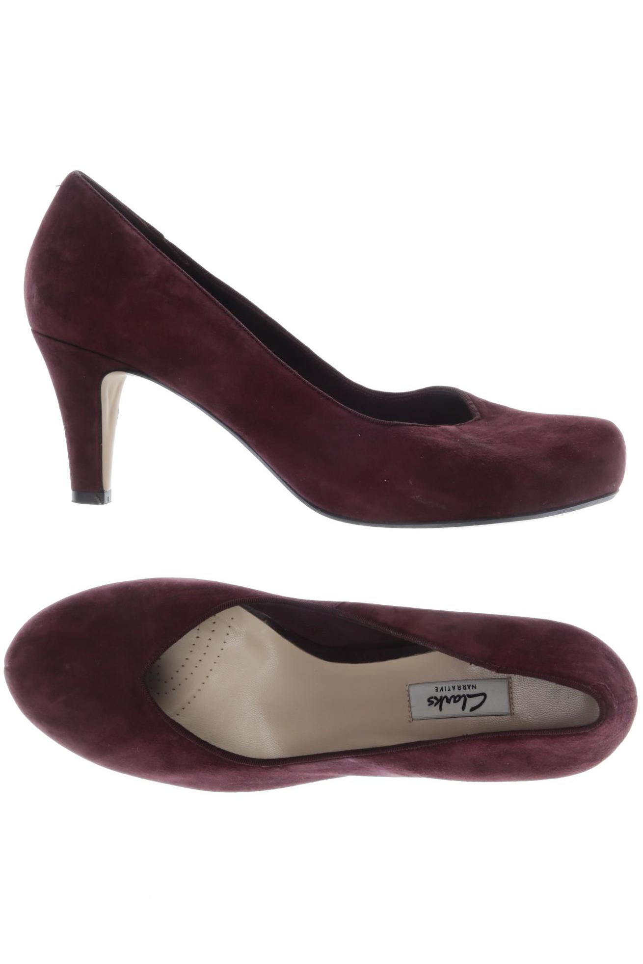 

Clarks Damen Pumps, bordeaux, Gr. 8