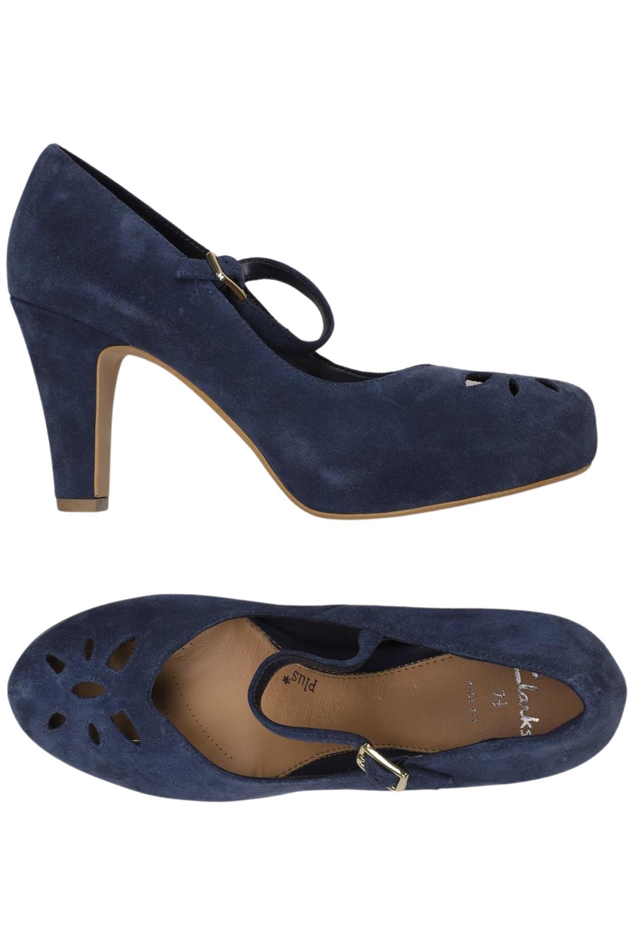 

Clarks Damen Pumps, blau, Gr. 7.5