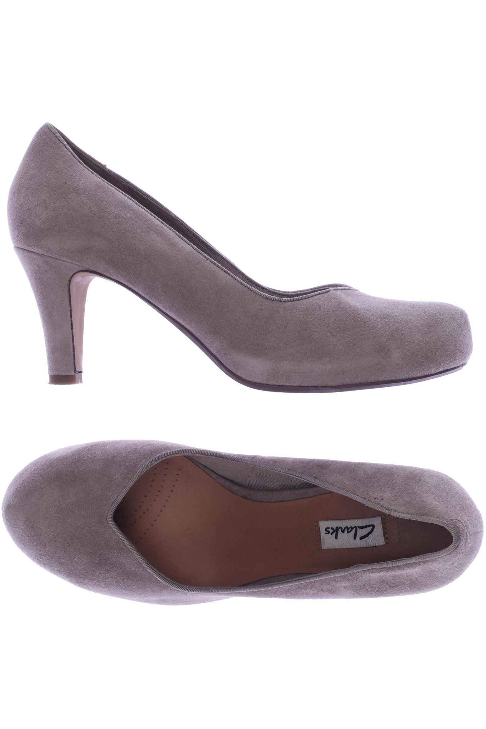 

Clarks Damen Pumps, grau, Gr. 6
