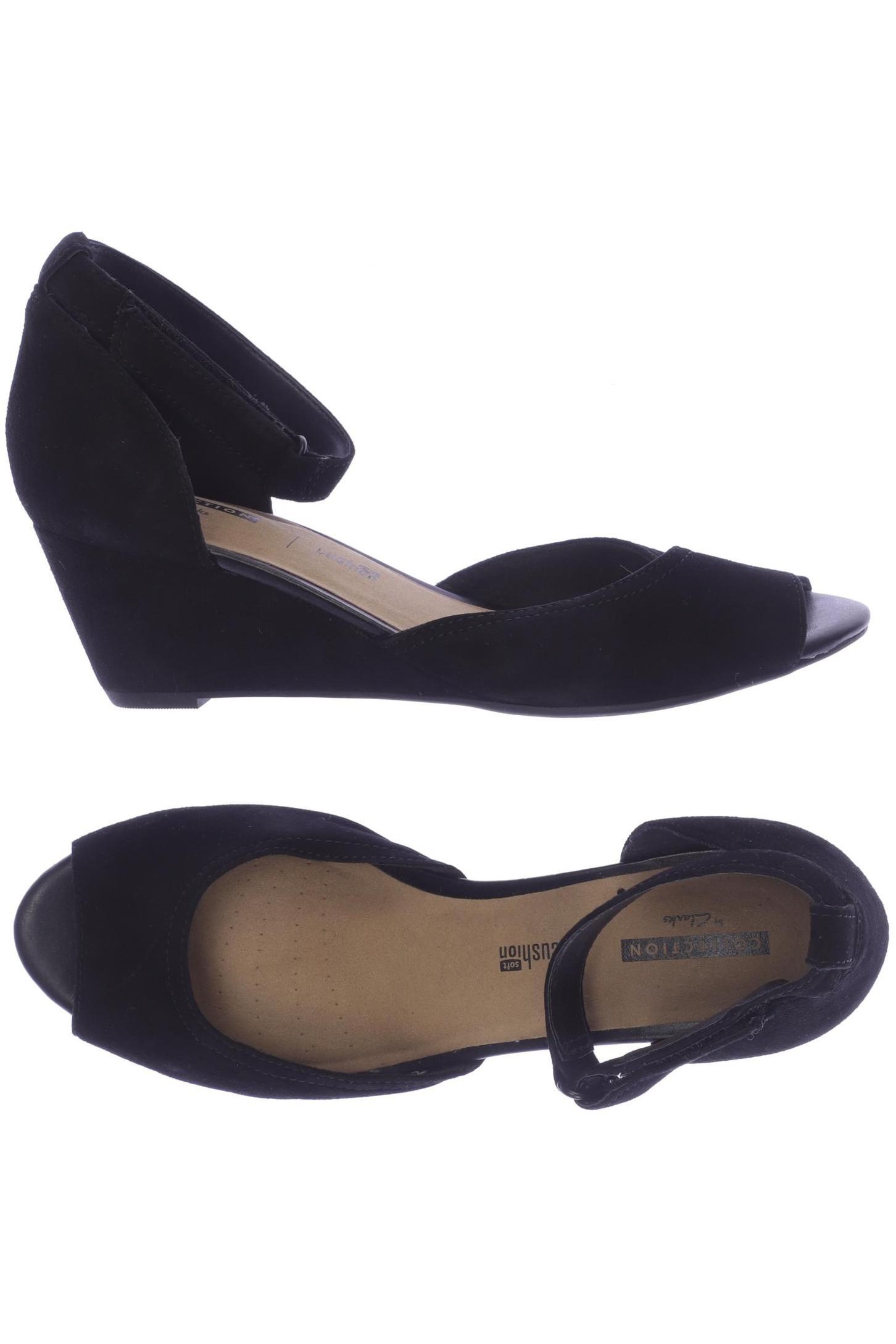

Clarks Damen Pumps, schwarz, Gr. 40