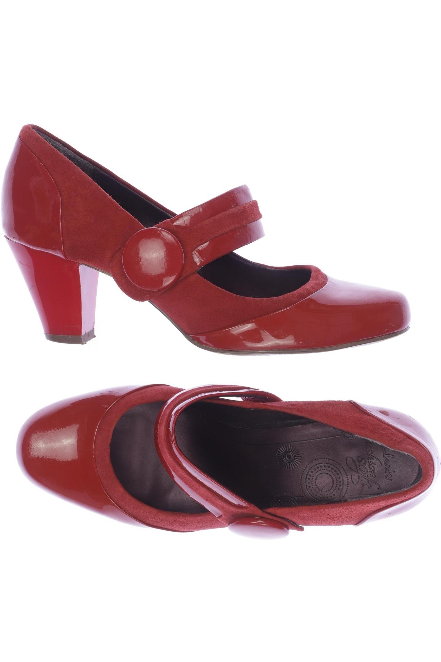 

Clarks Damen Pumps, rot, Gr. 5