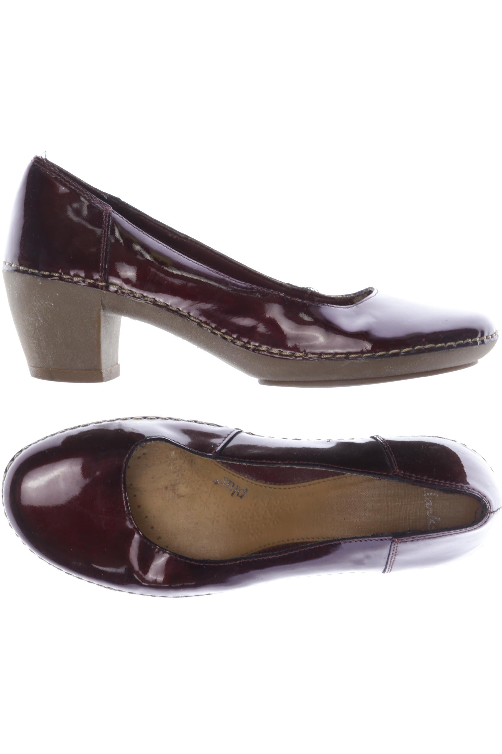 

Clarks Damen Pumps, bordeaux, Gr. 5.5