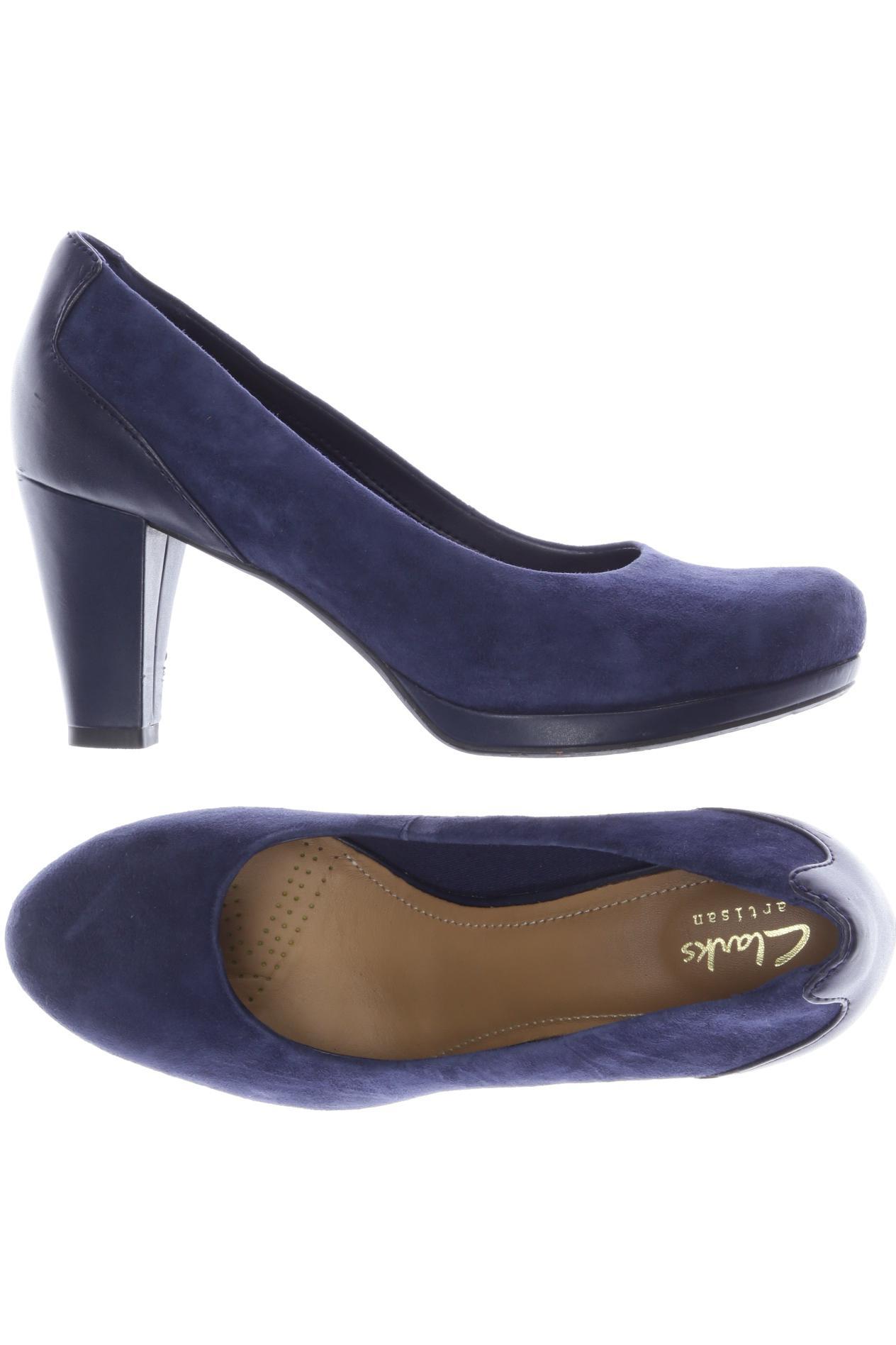 

Clarks Damen Pumps, marineblau, Gr. 5