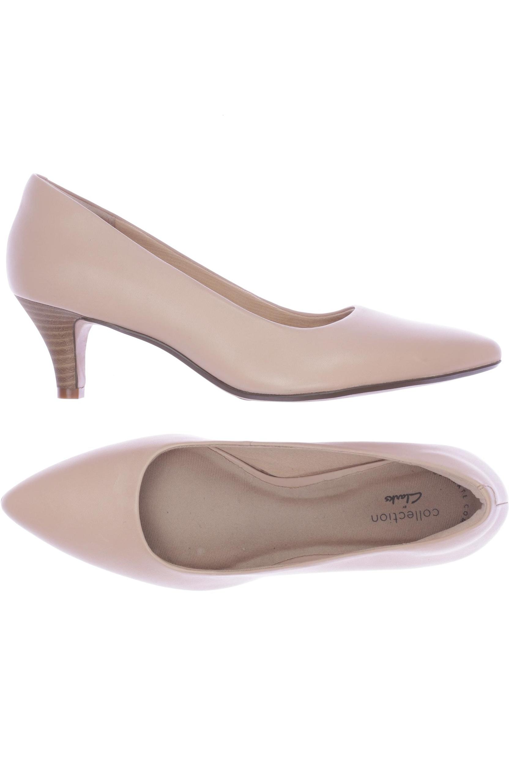 

Clarks Damen Pumps, cremeweiß, Gr. 38