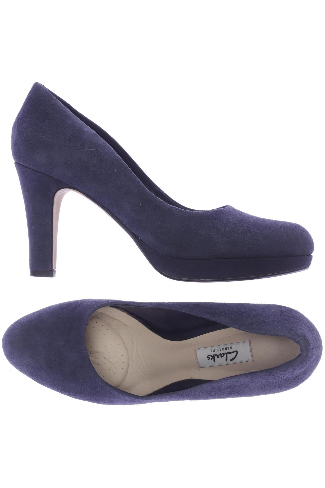 

Clarks Damen Pumps, marineblau, Gr. 39.5