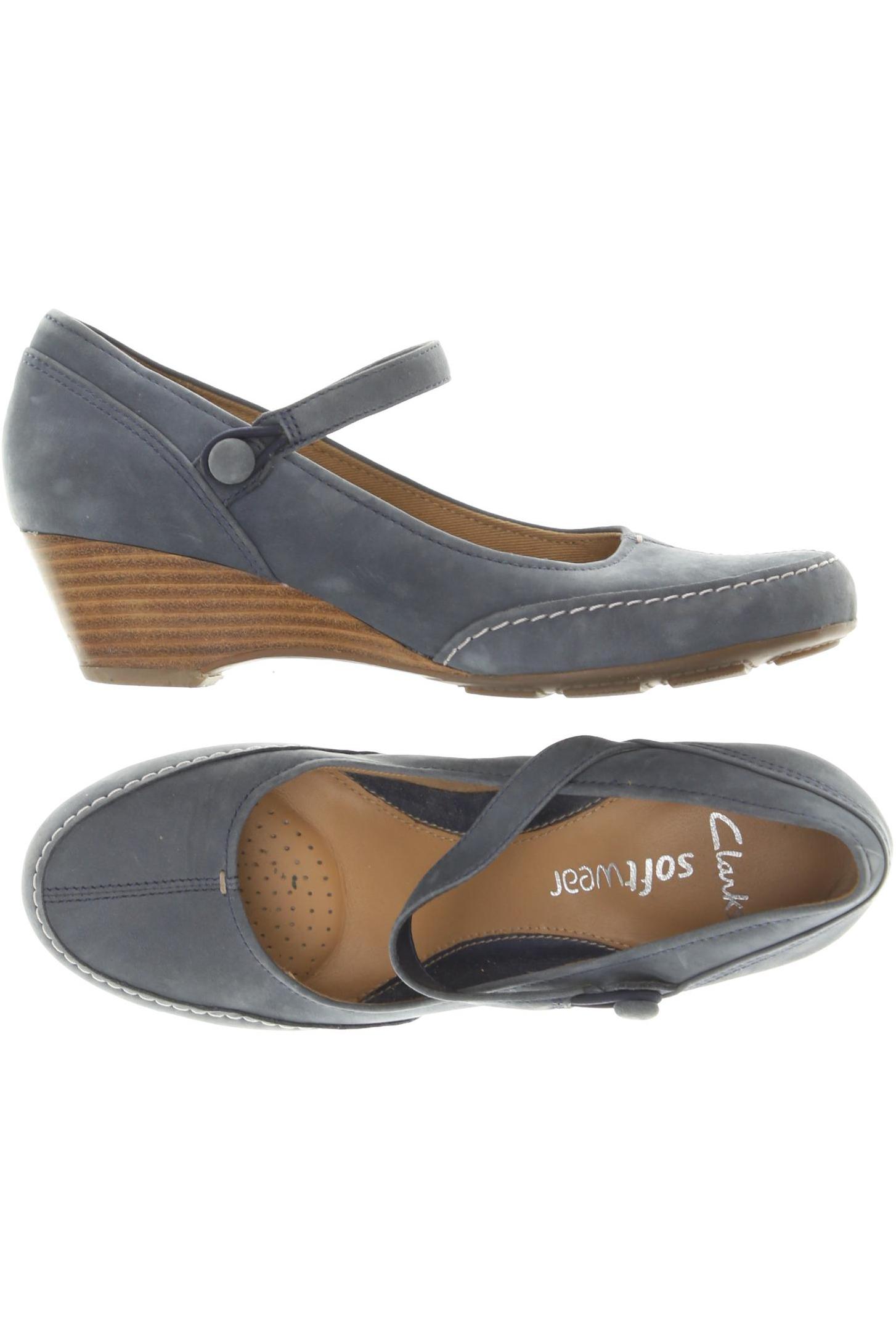 

Clarks Damen Pumps, blau, Gr. 5
