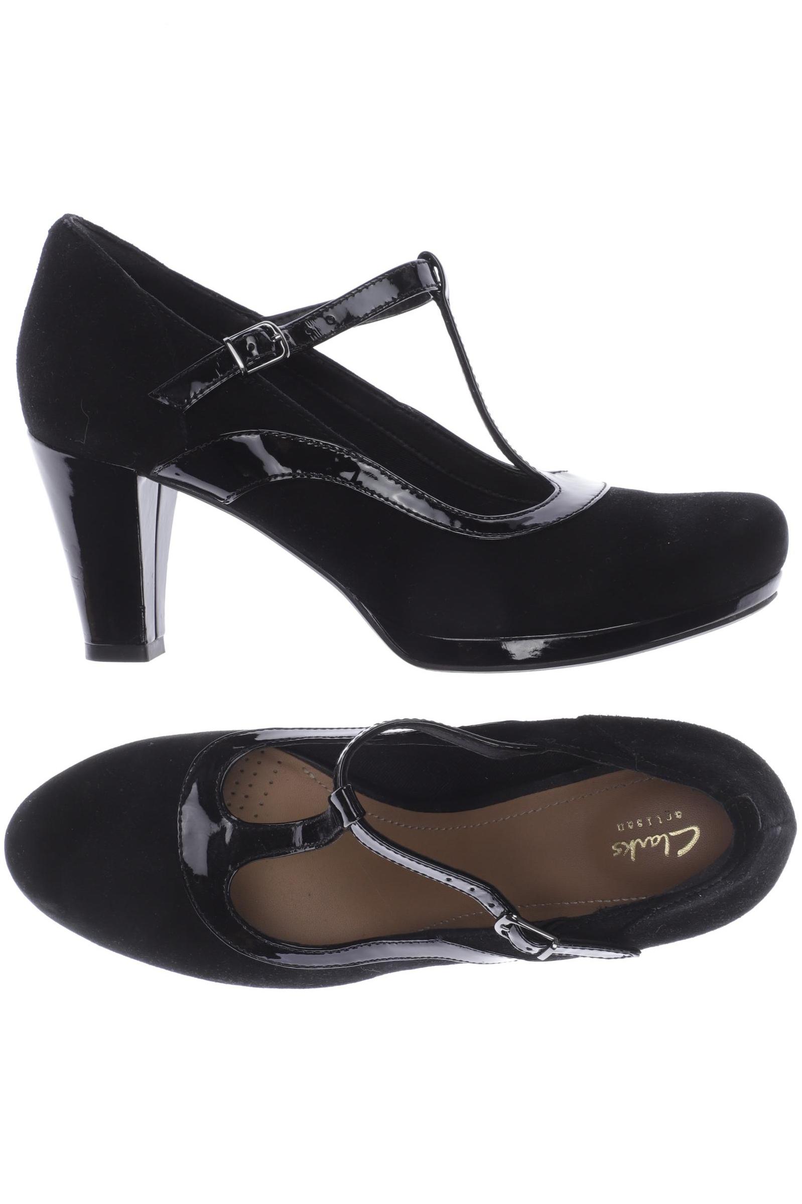 

Clarks Damen Pumps, schwarz, Gr. 39.5