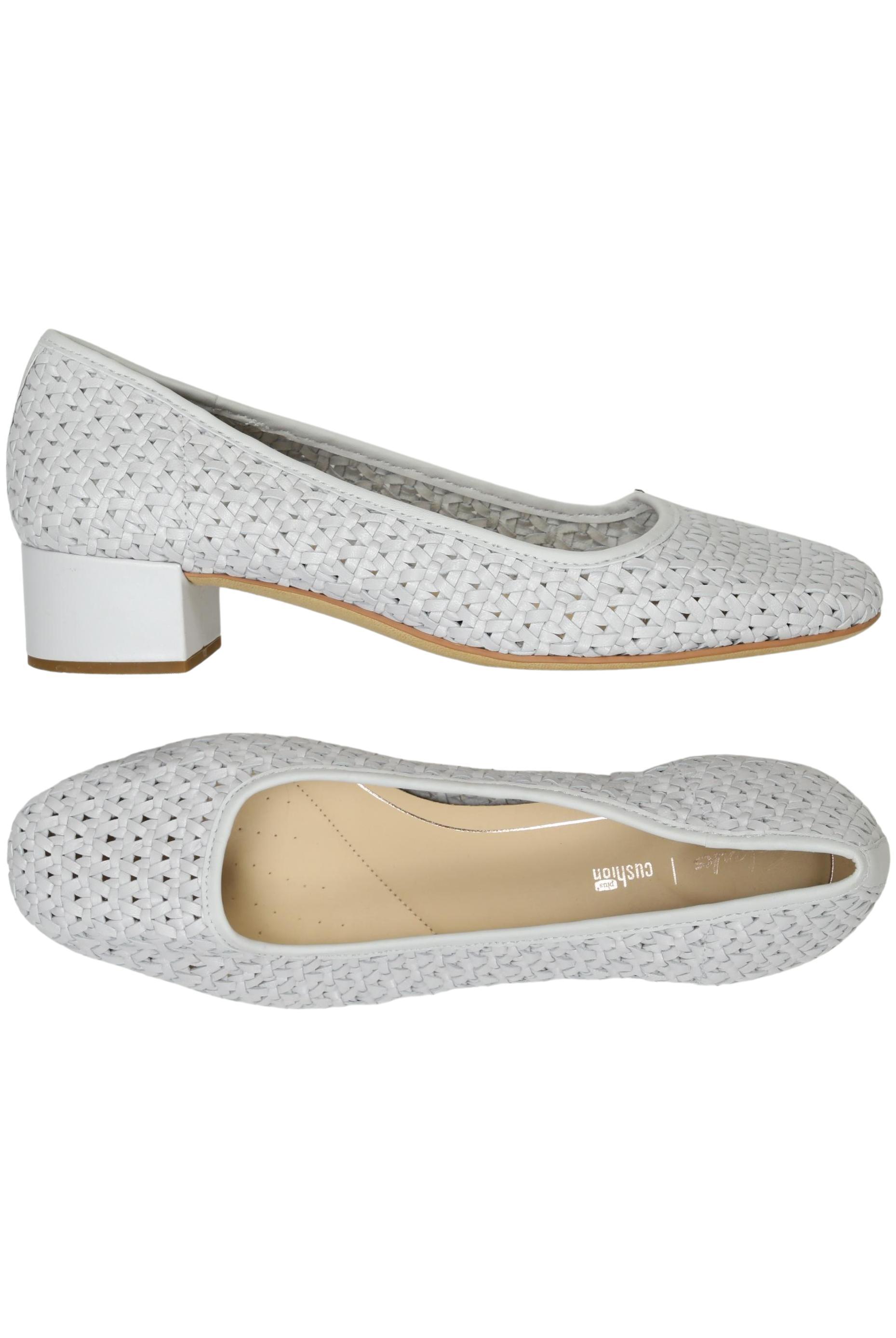 

Clarks Damen Pumps, weiß, Gr. 10