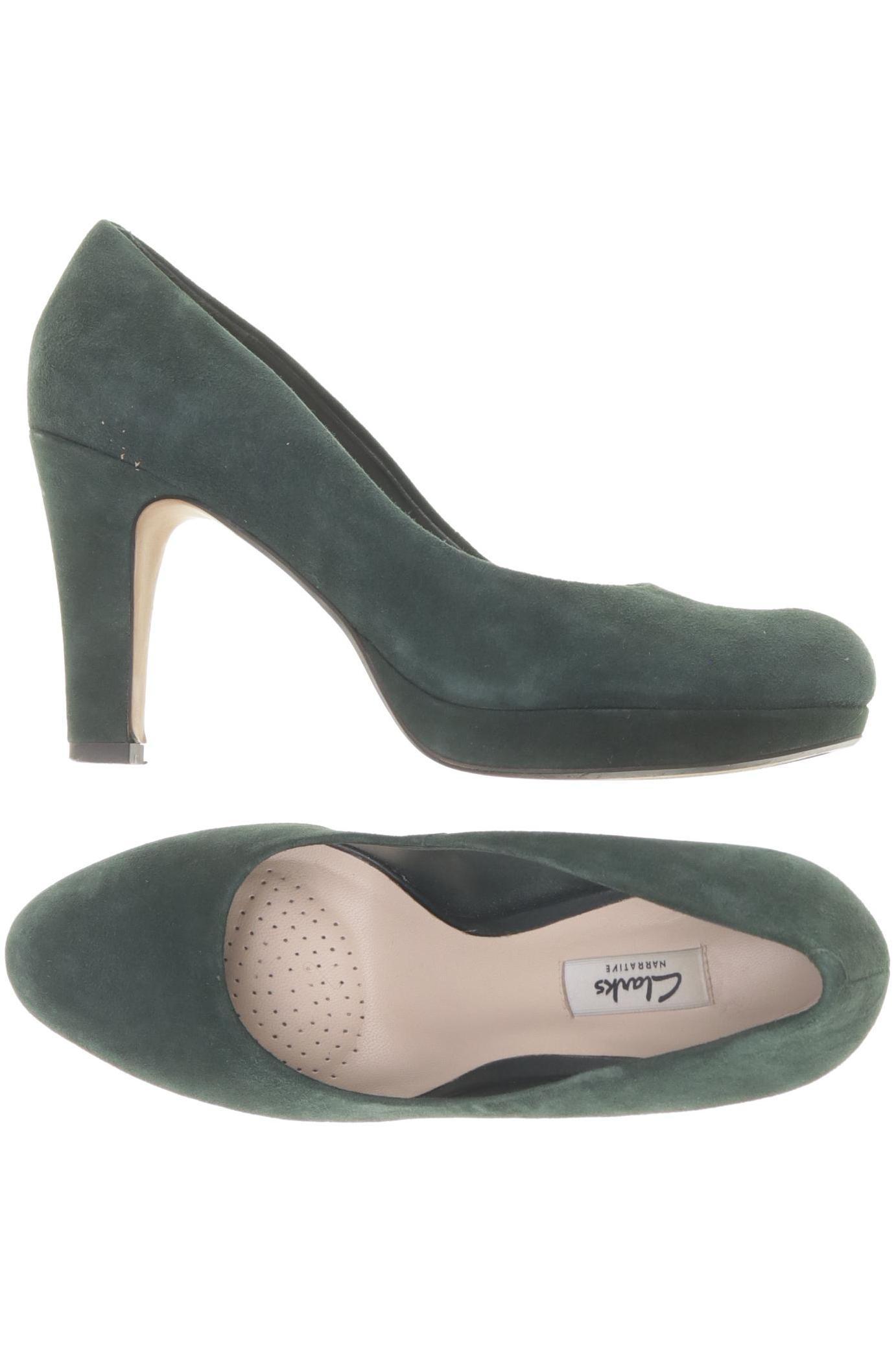 

Clarks Damen Pumps, grün, Gr. 7.5