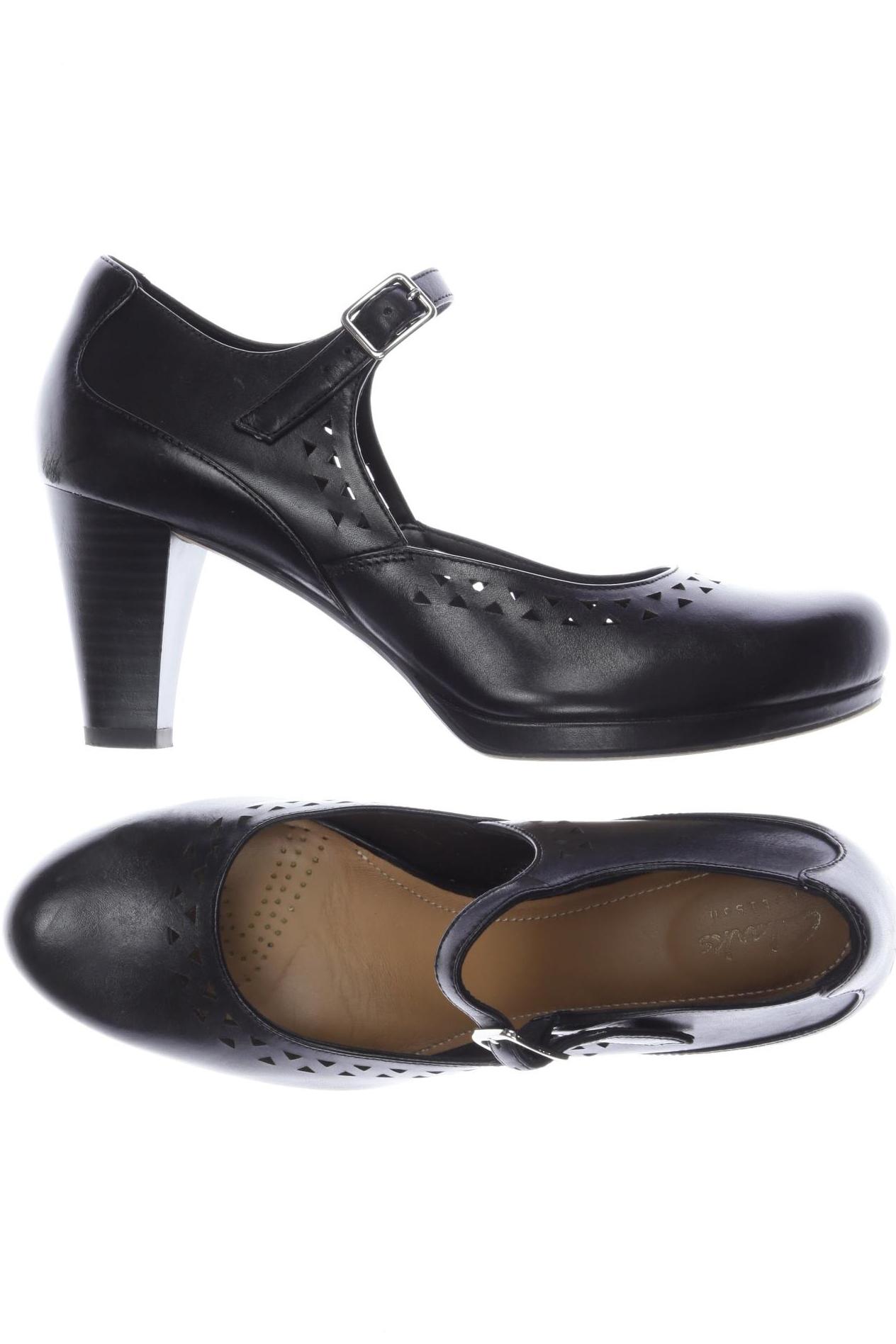 

Clarks Damen Pumps, schwarz, Gr. 40