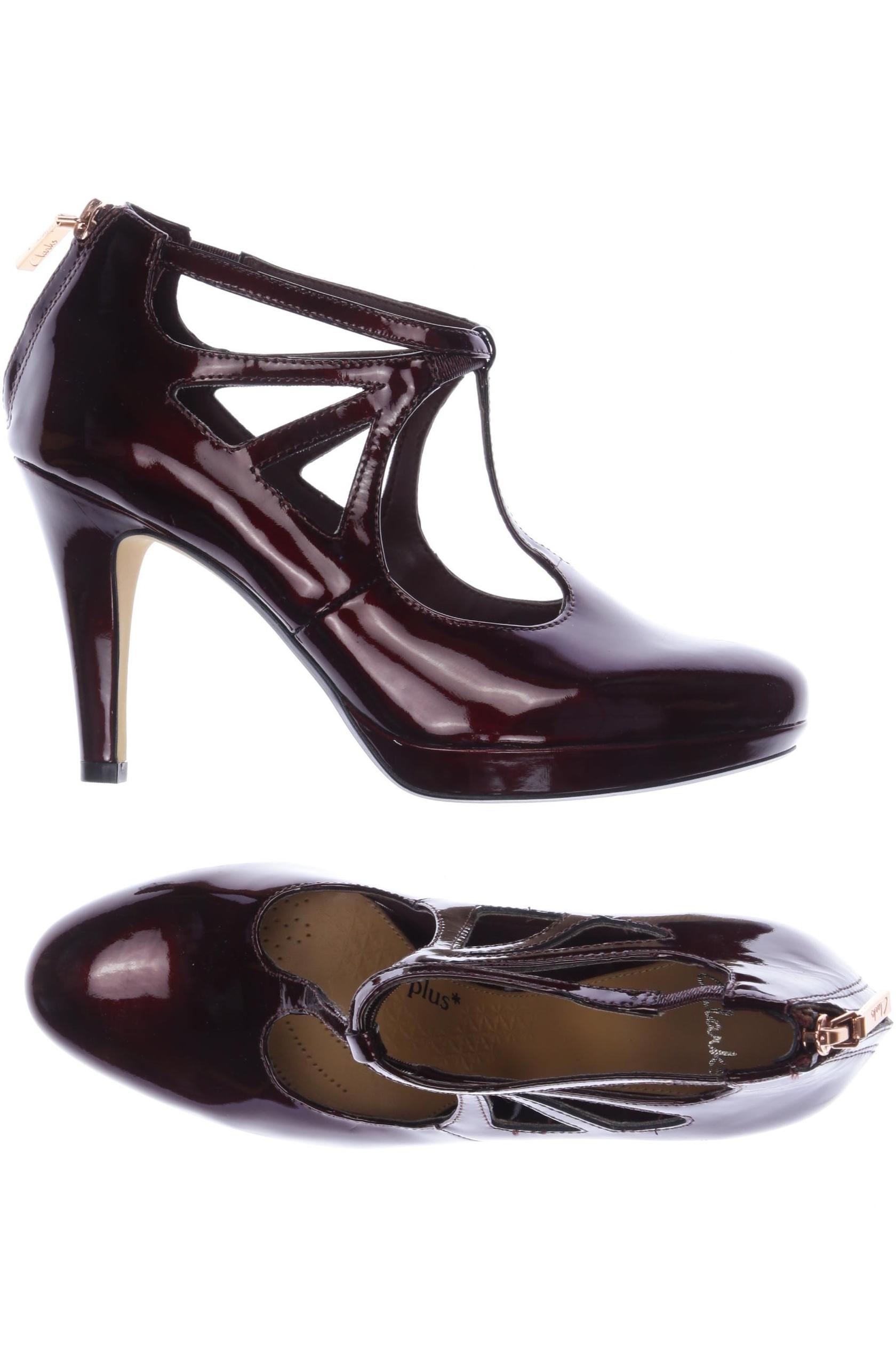 

Clarks Damen Pumps, rot, Gr. 4.5
