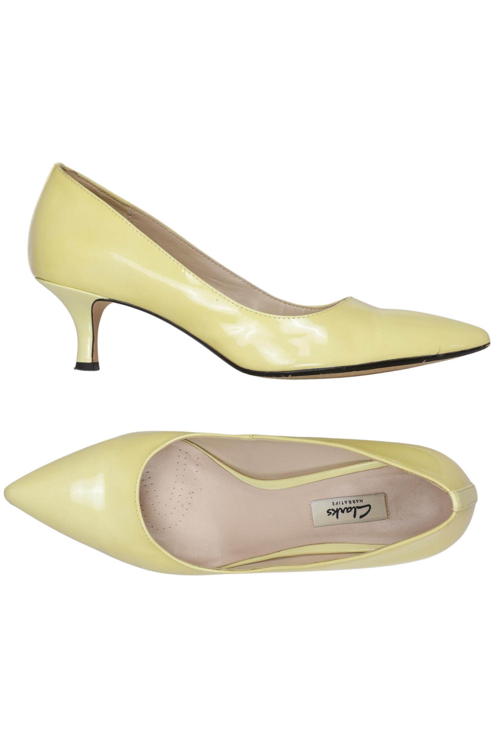 

Clarks Damen Pumps, gelb, Gr. 41.5