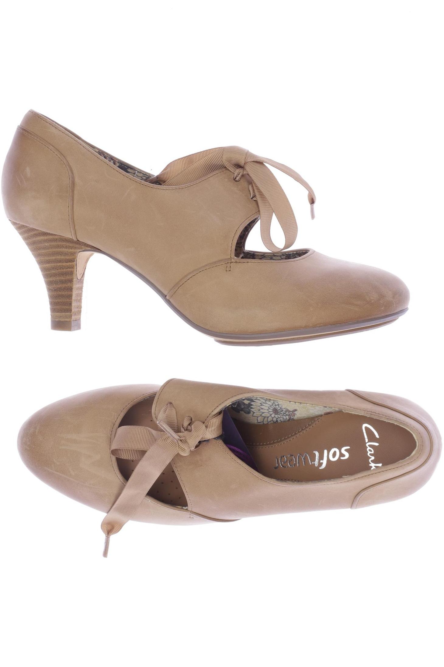 

Clarks Damen Pumps, beige, Gr. 4