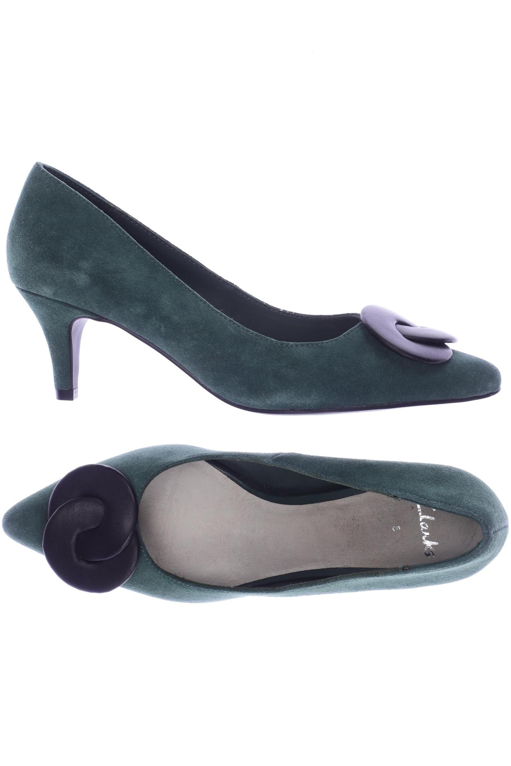 

Clarks Damen Pumps, grün, Gr. 5