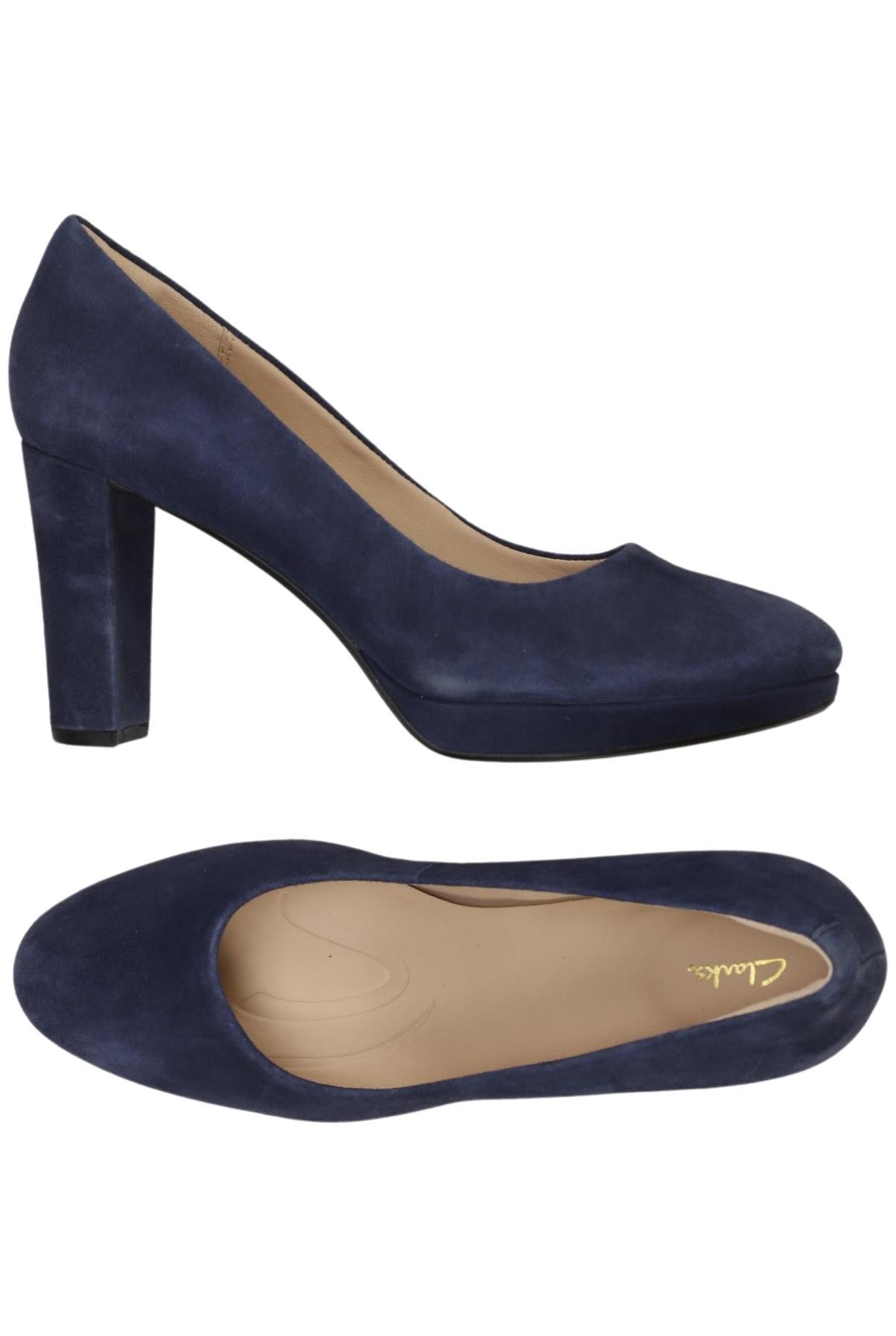 

Clarks Damen Pumps, marineblau, Gr. 39