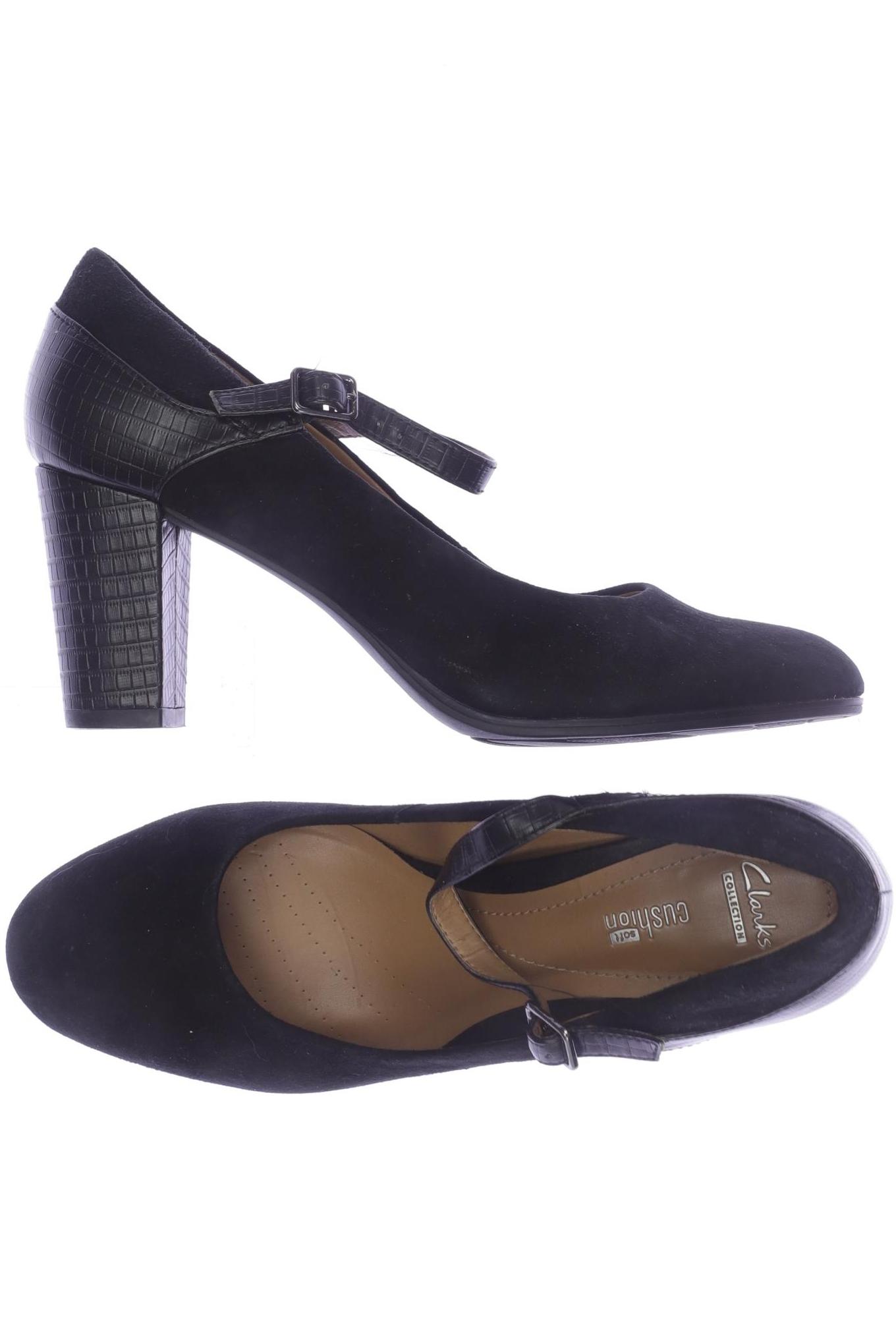 

Clarks Damen Pumps, schwarz, Gr. 41.5