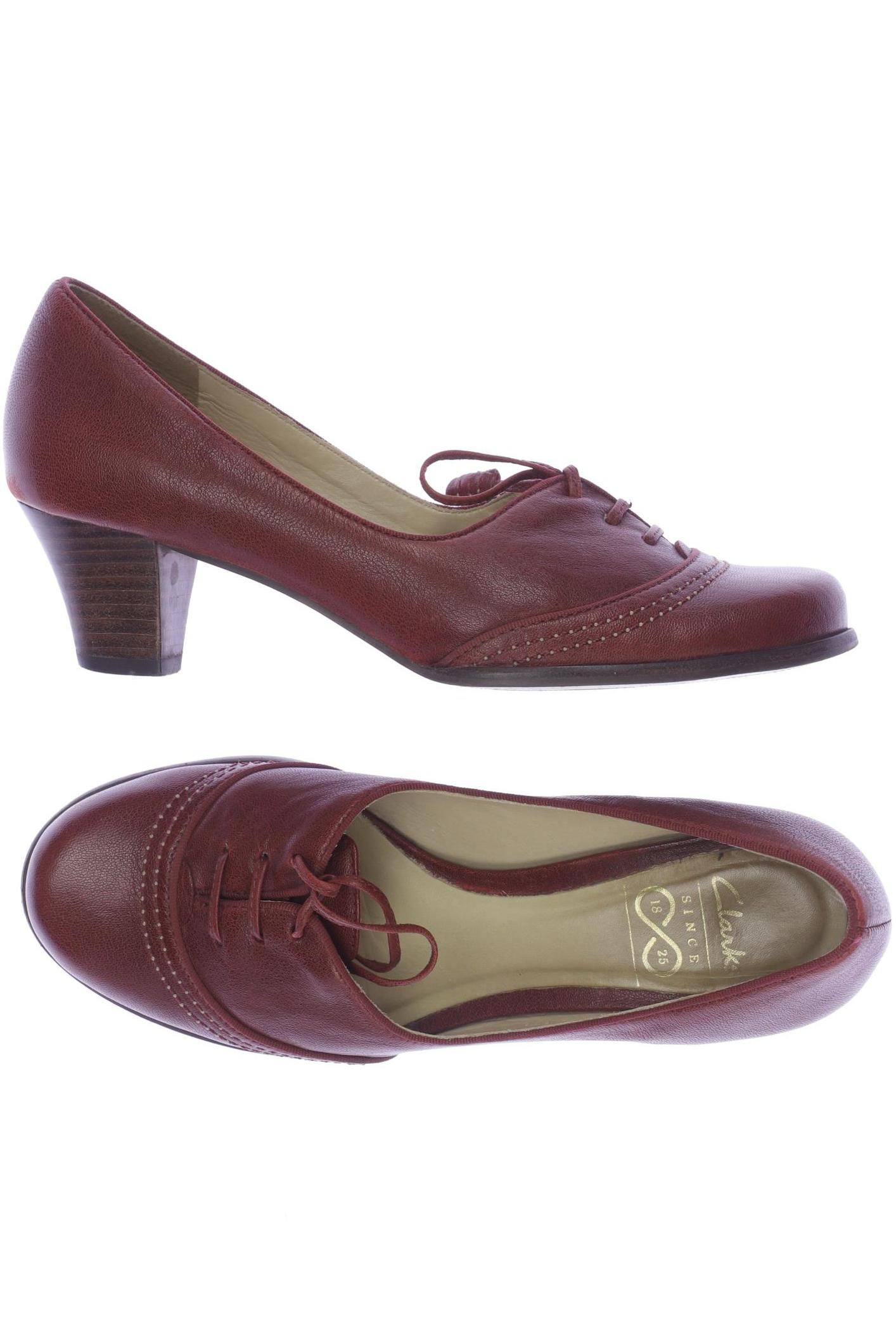 

Clarks Damen Pumps, bordeaux, Gr. 4.5