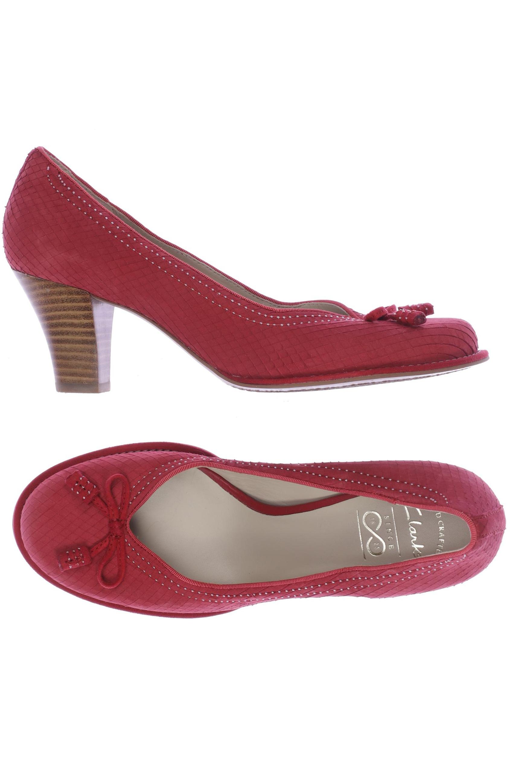 

Clarks Damen Pumps, rot, Gr. 5