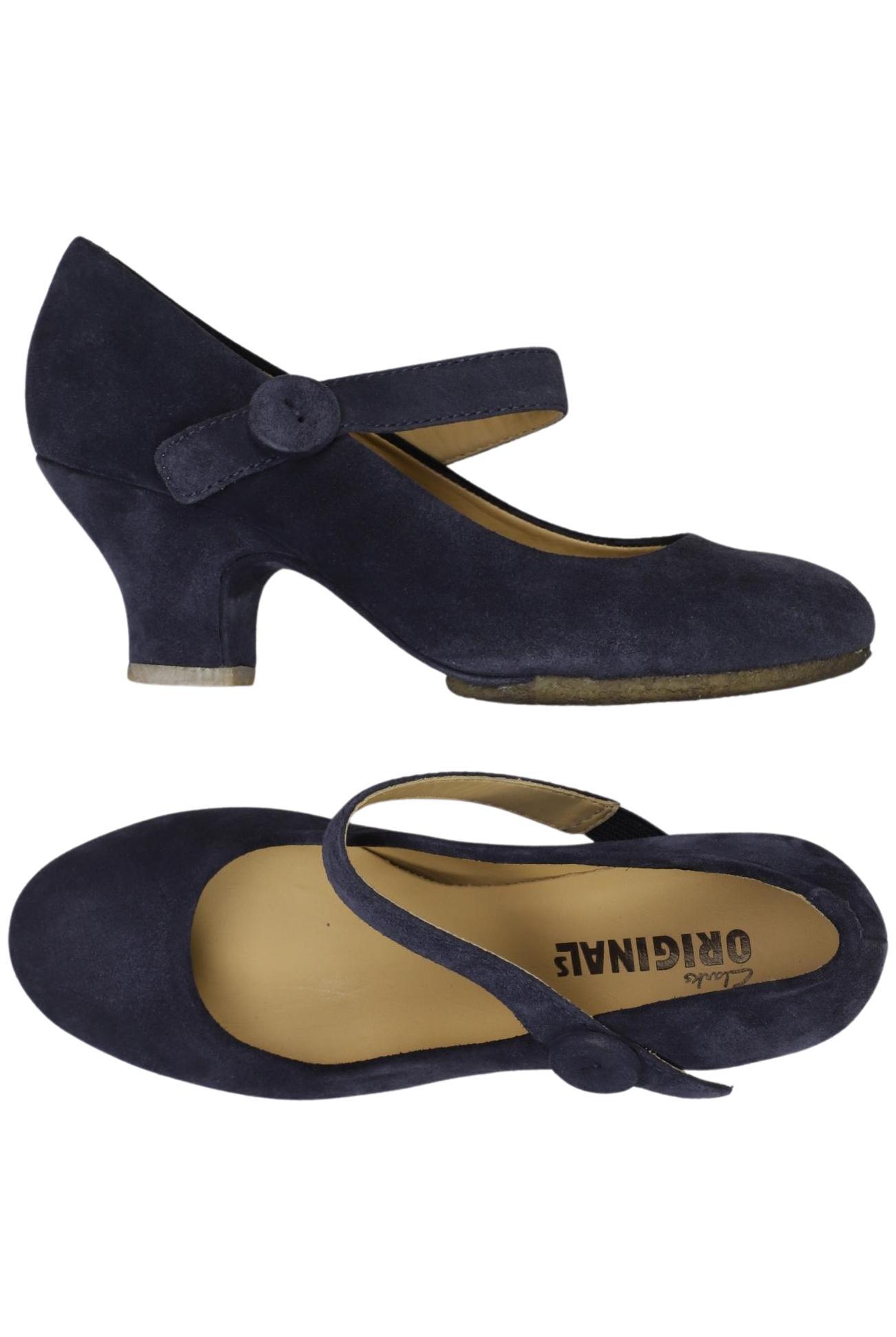 

Clarks Damen Pumps, marineblau, Gr. 6
