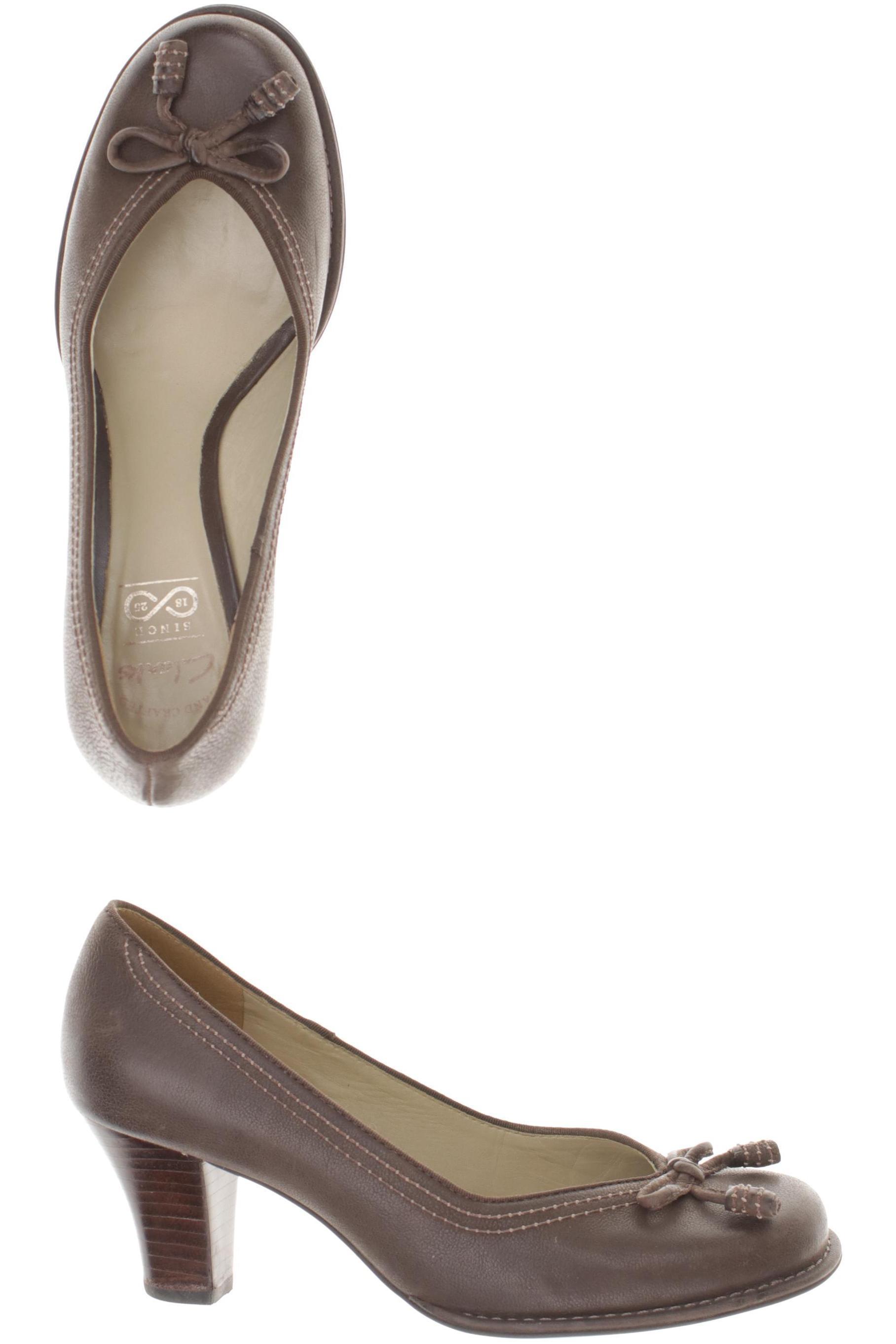 

Clarks Damen Pumps, braun, Gr. 5