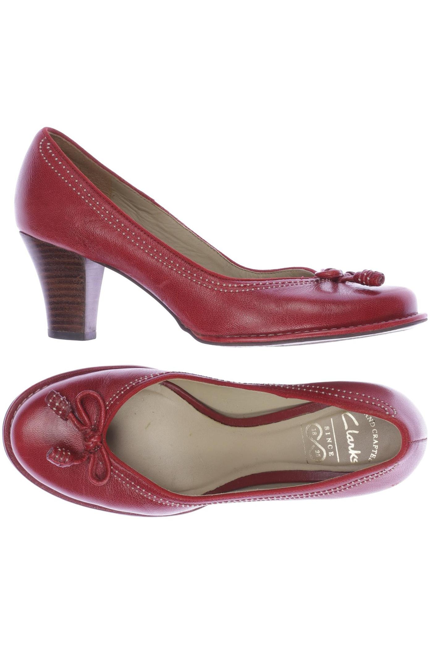 

Clarks Damen Pumps, rot, Gr. 4