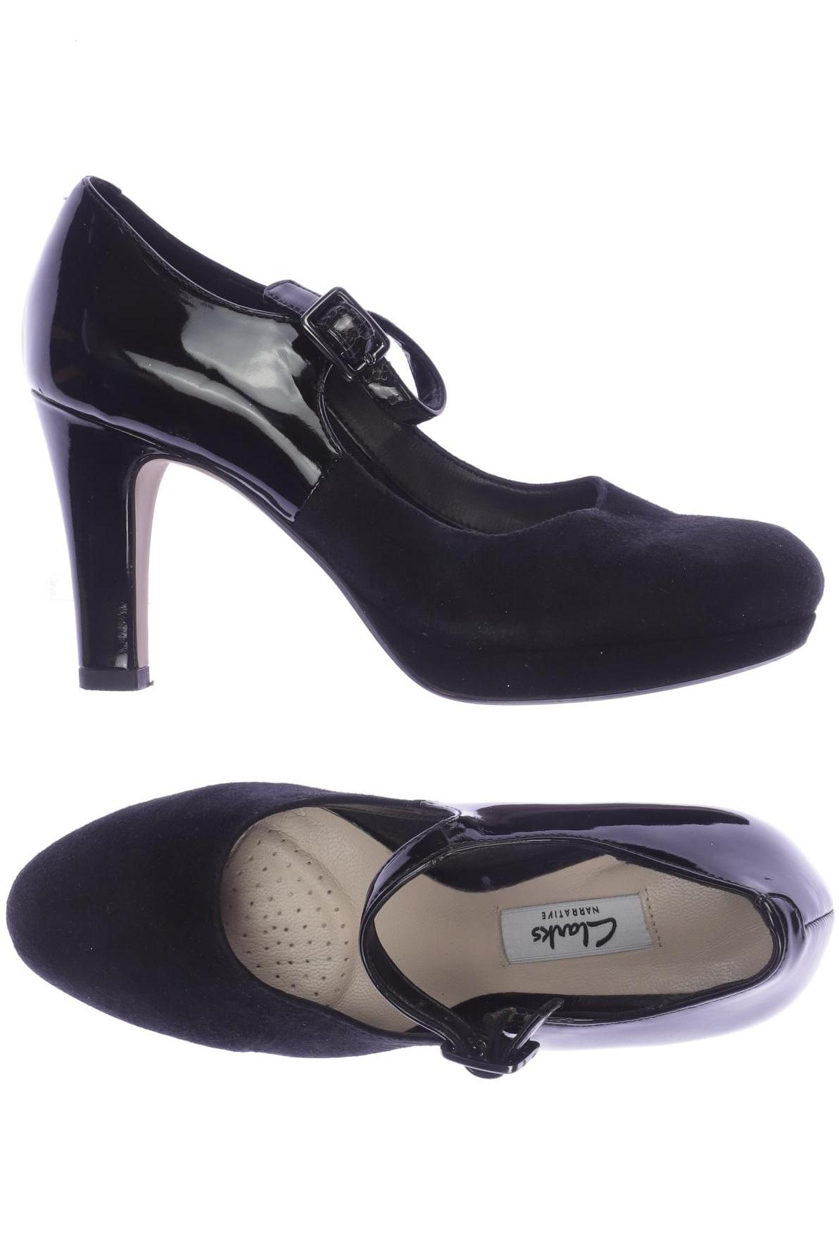 

Clarks Damen Pumps, schwarz, Gr. 3.5