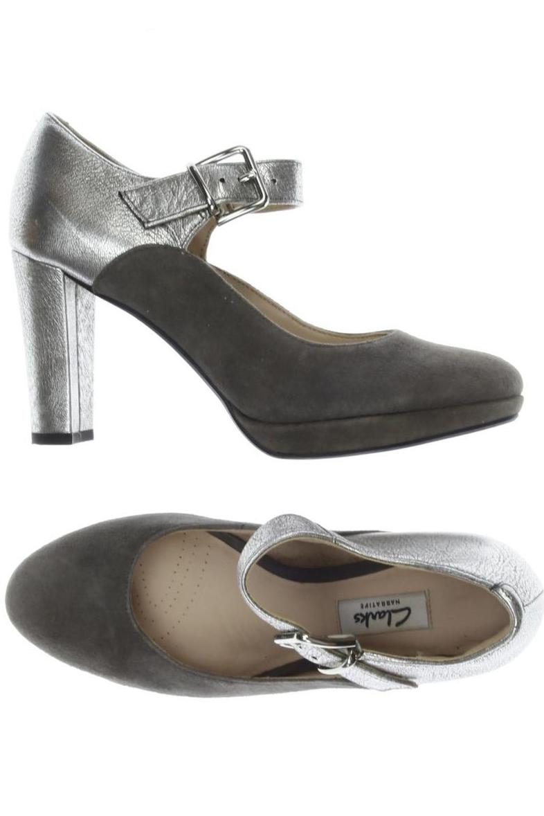 

Clarks Damen Pumps, grau, Gr. 37