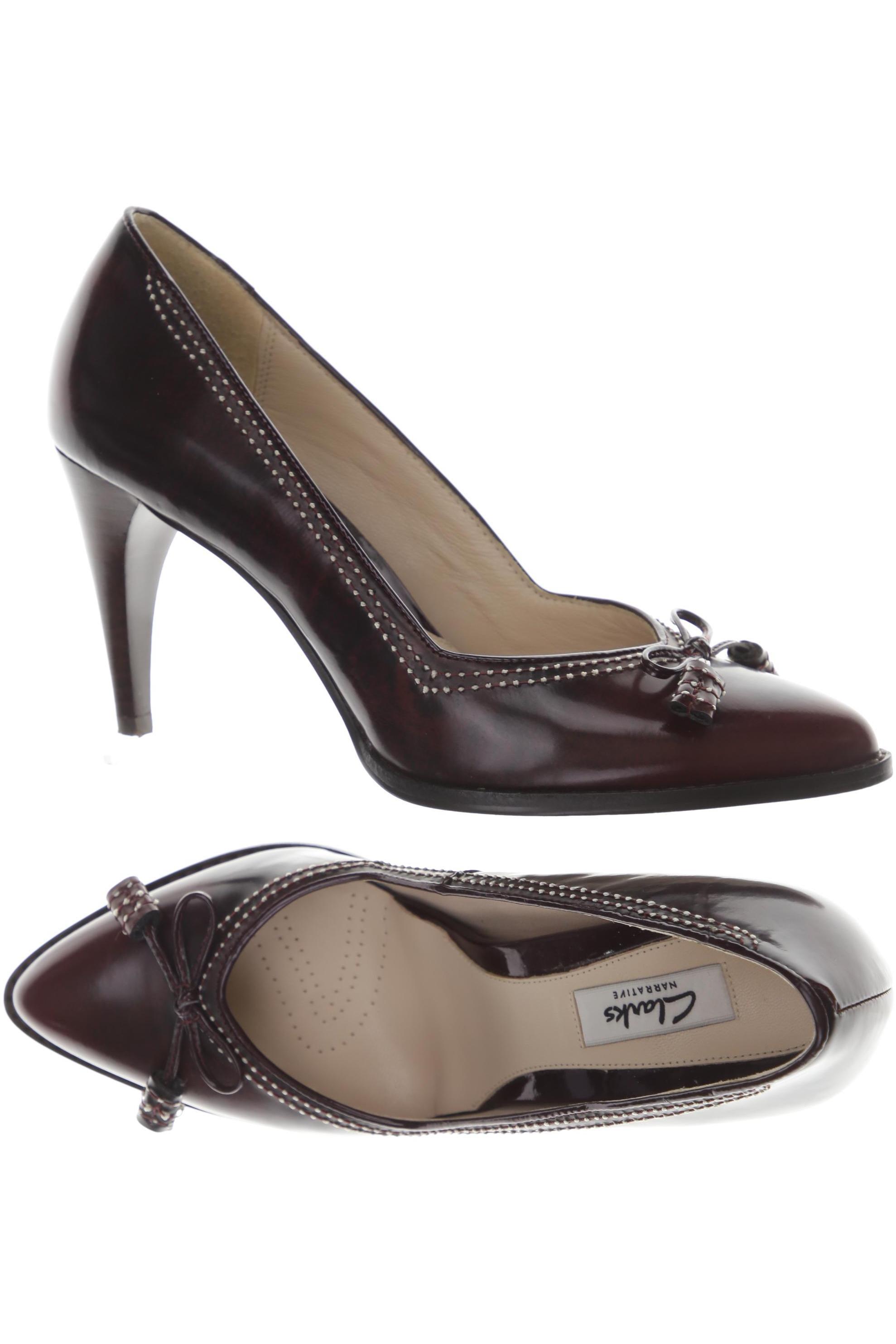 

Clarks Damen Pumps, rot, Gr. 5.5