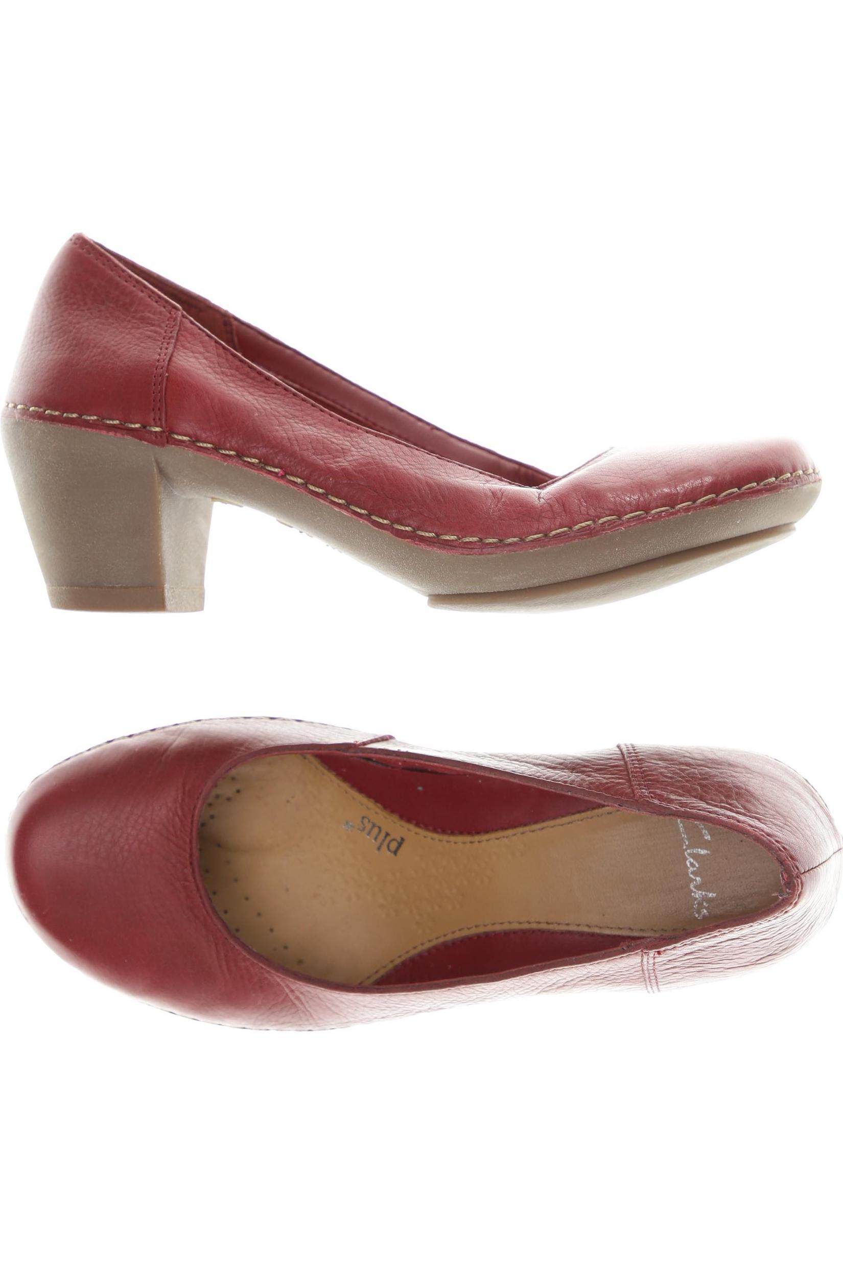 

Clarks Damen Pumps, rot, Gr. 3.5