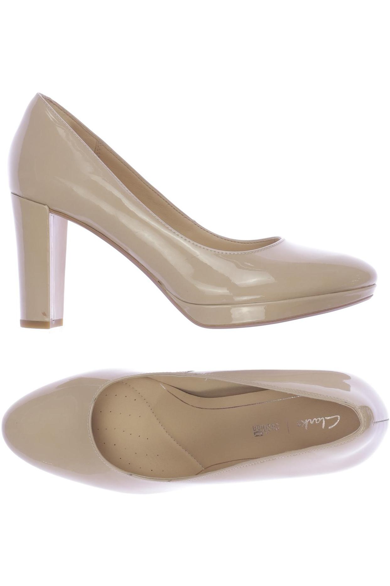 

Clarks Damen Pumps, beige, Gr. 41