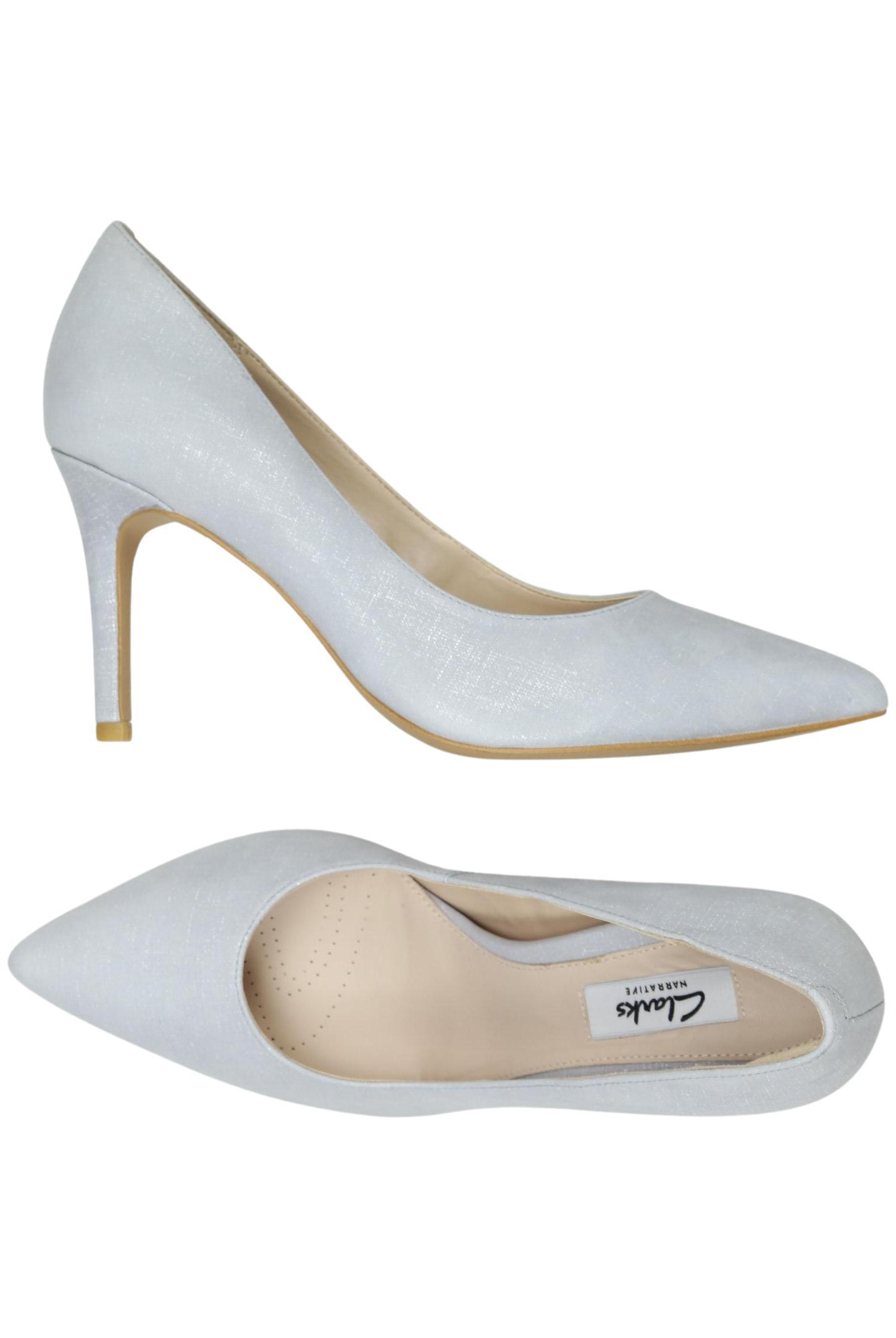 

Clarks Damen Pumps, hellblau, Gr. 39