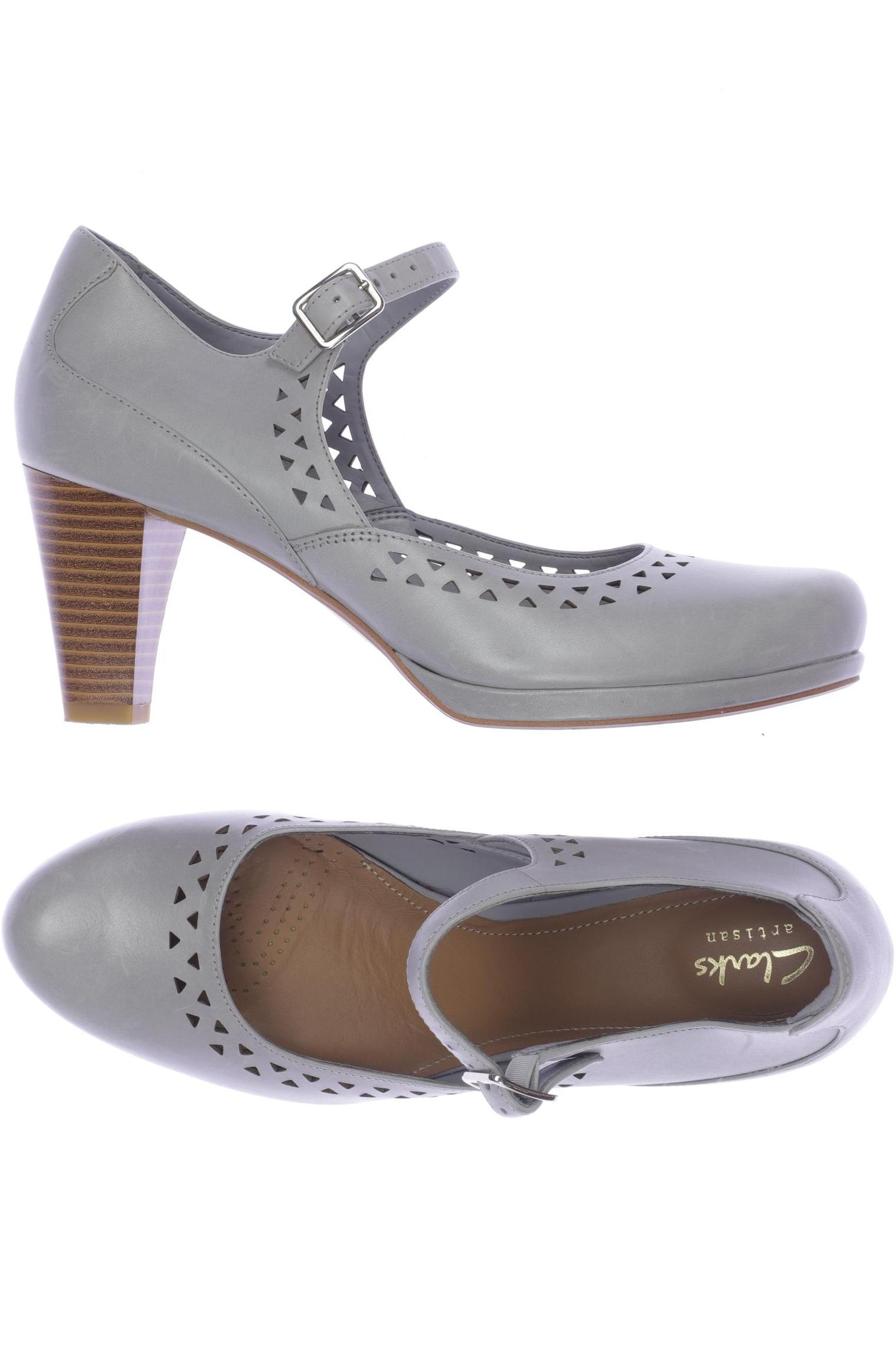 

Clarks Damen Pumps, hellblau, Gr. 41.5
