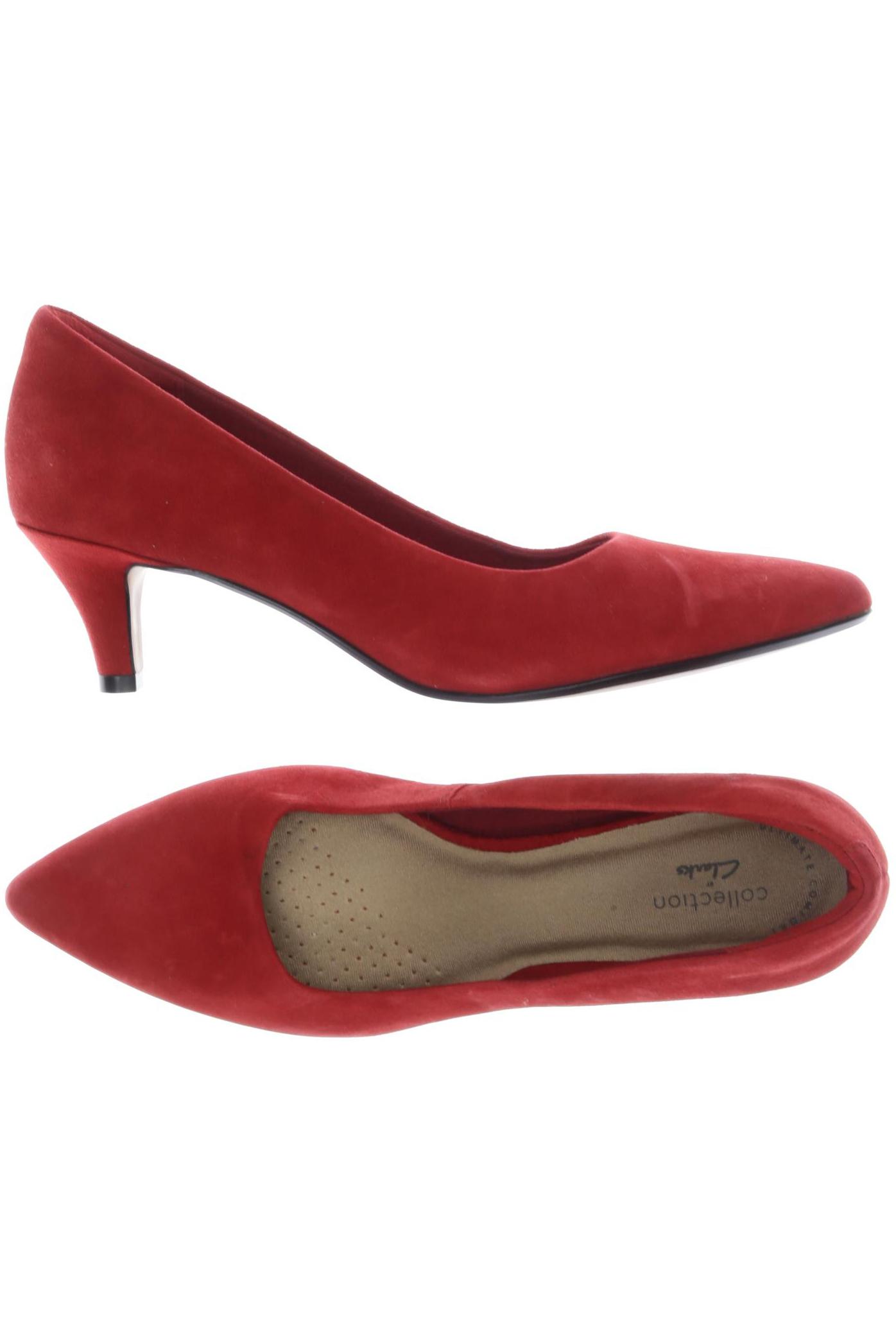 

Clarks Damen Pumps, rot, Gr. 40
