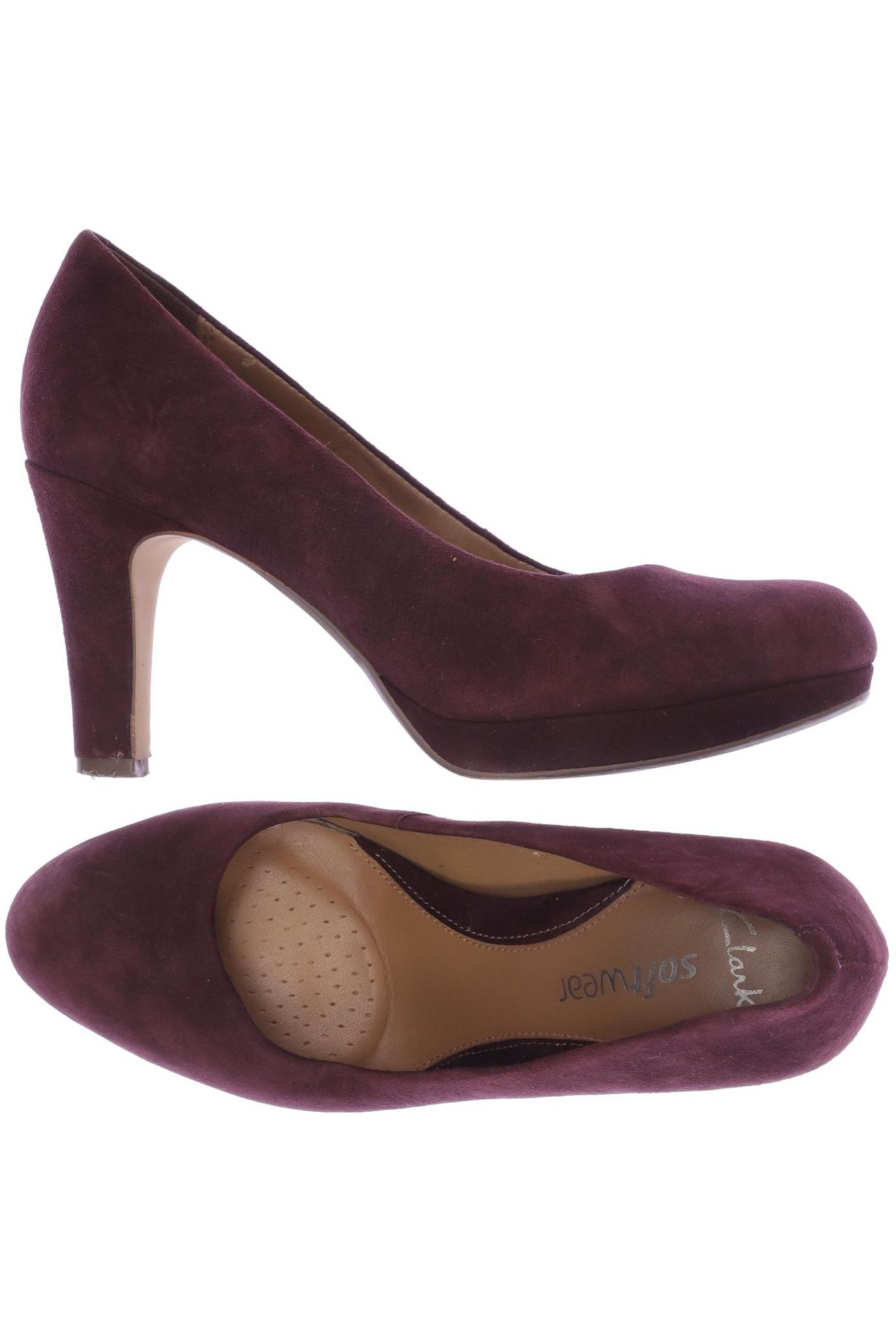 

Clarks Damen Pumps, bordeaux, Gr. 5.5