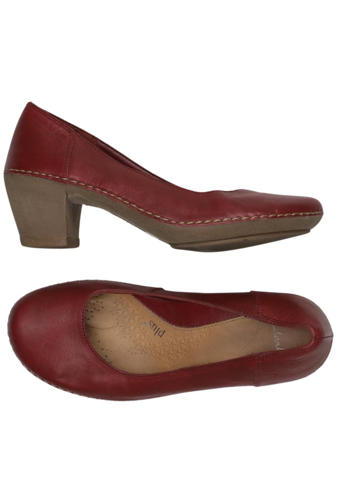 

Clarks Damen Pumps, rot, Gr. 4