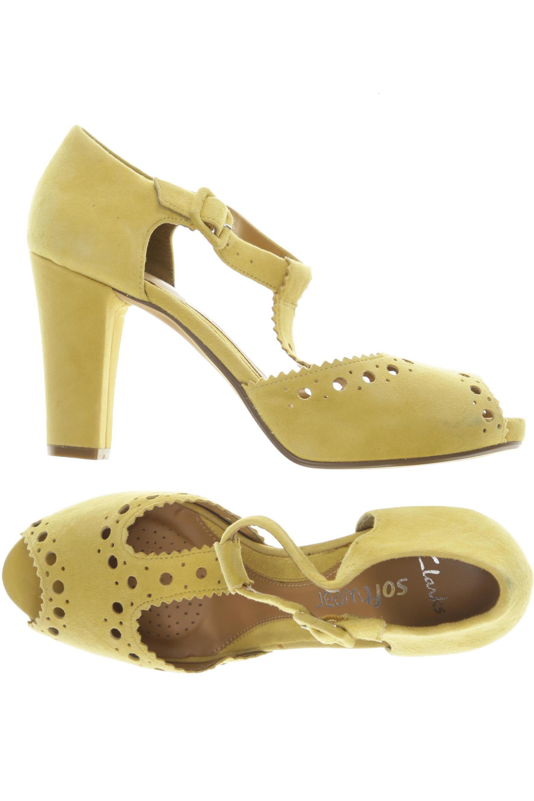 

Clarks Damen Pumps, gelb, Gr. 6
