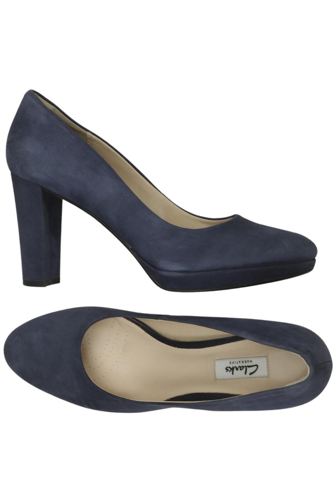 

Clarks Damen Pumps, marineblau, Gr. 40