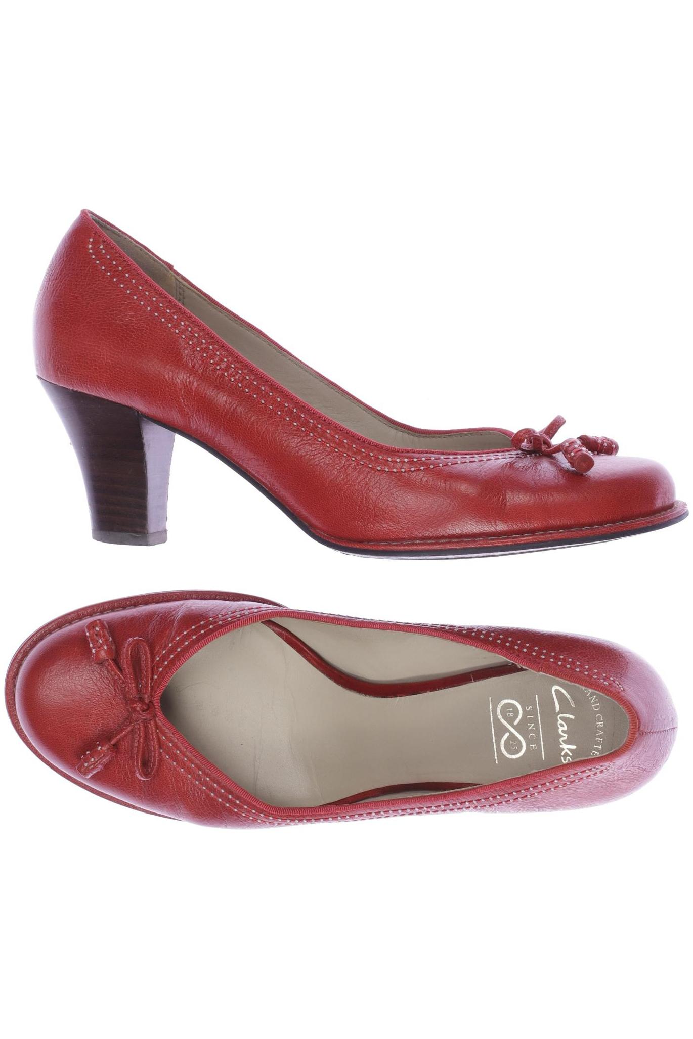 

Clarks Damen Pumps, rot, Gr. 6.5