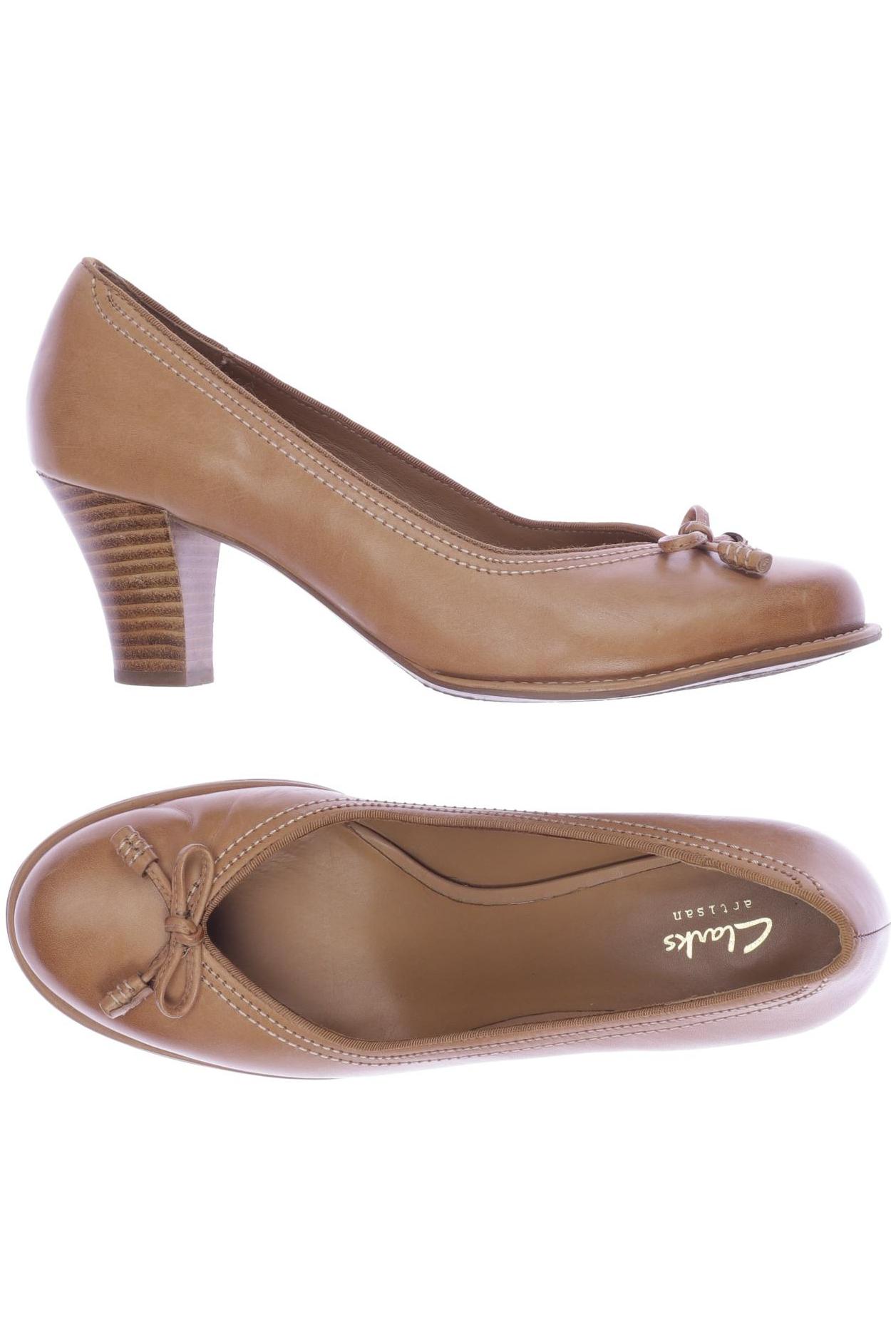 

Clarks Damen Pumps, braun, Gr. 42