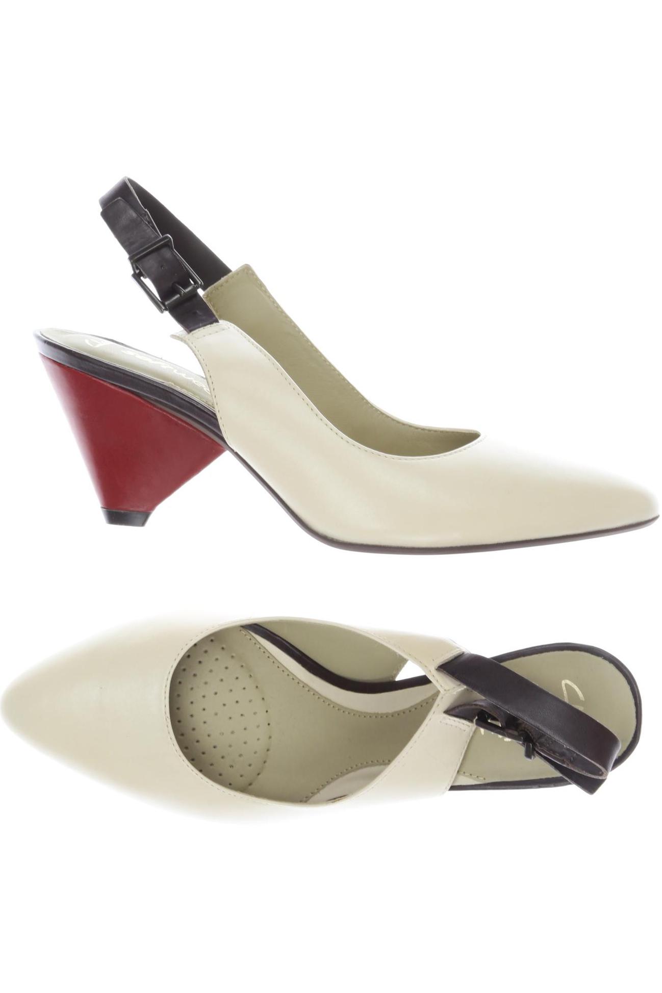 

Clarks Damen Pumps, cremeweiß, Gr. 5